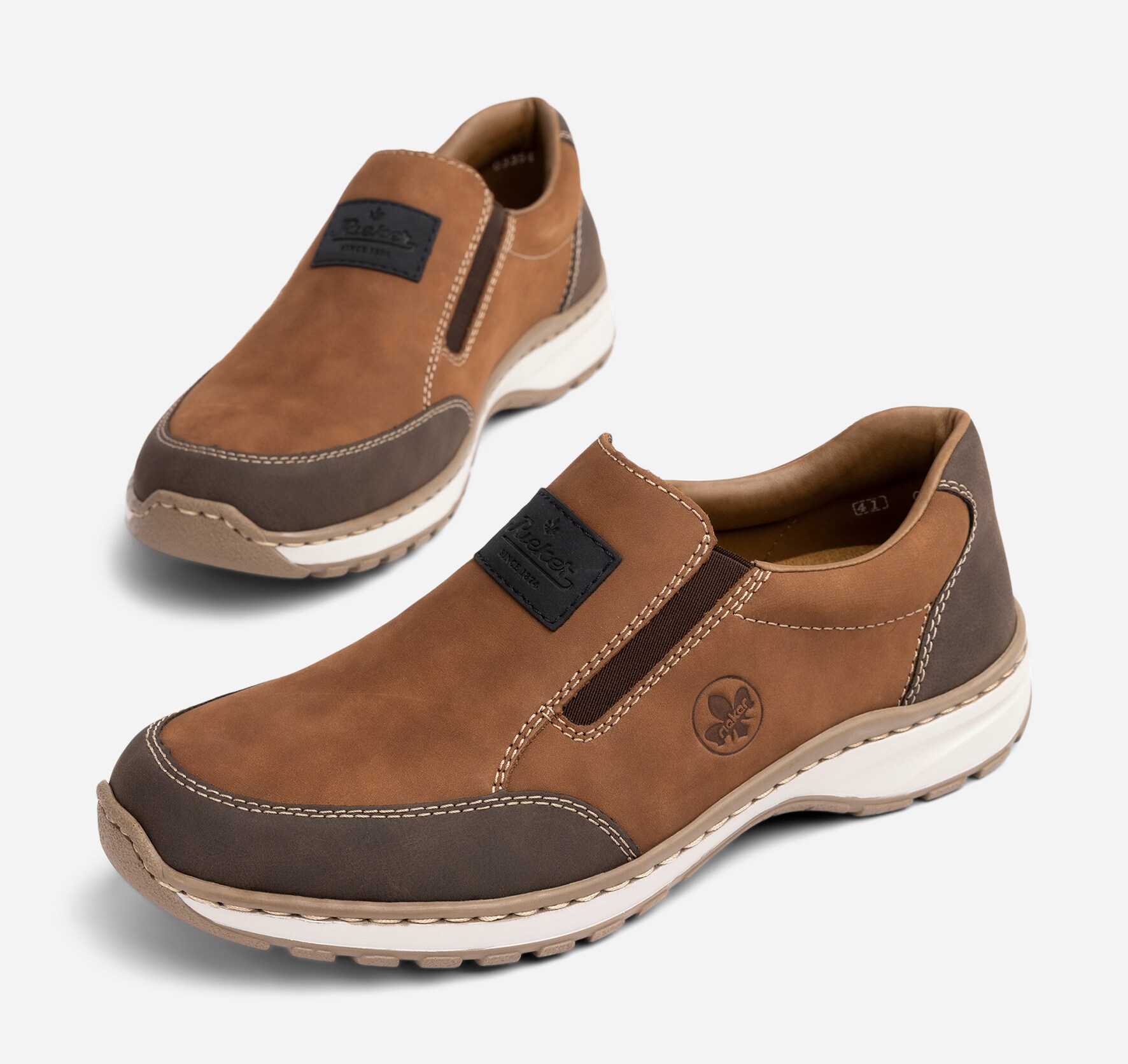 RIEKER, Loafers Brun