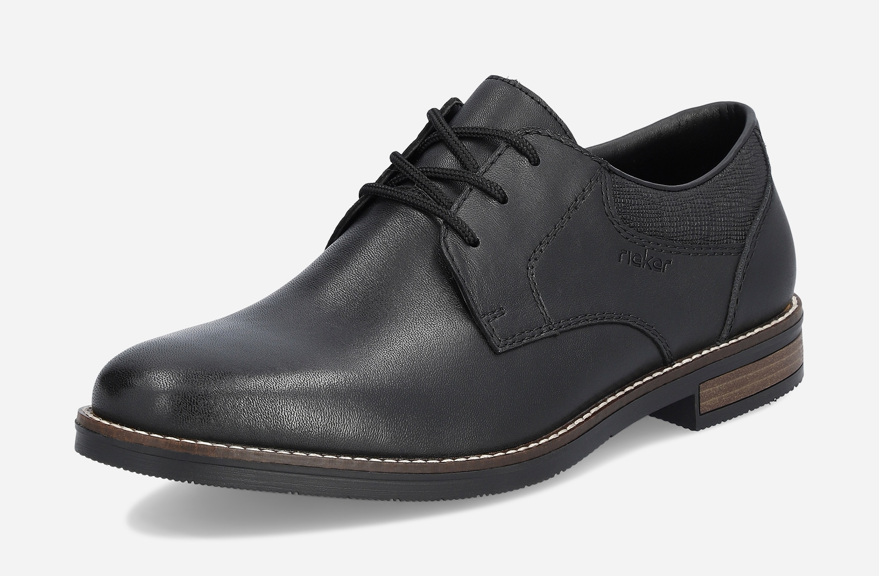 RIEKER, Snøresko Sort