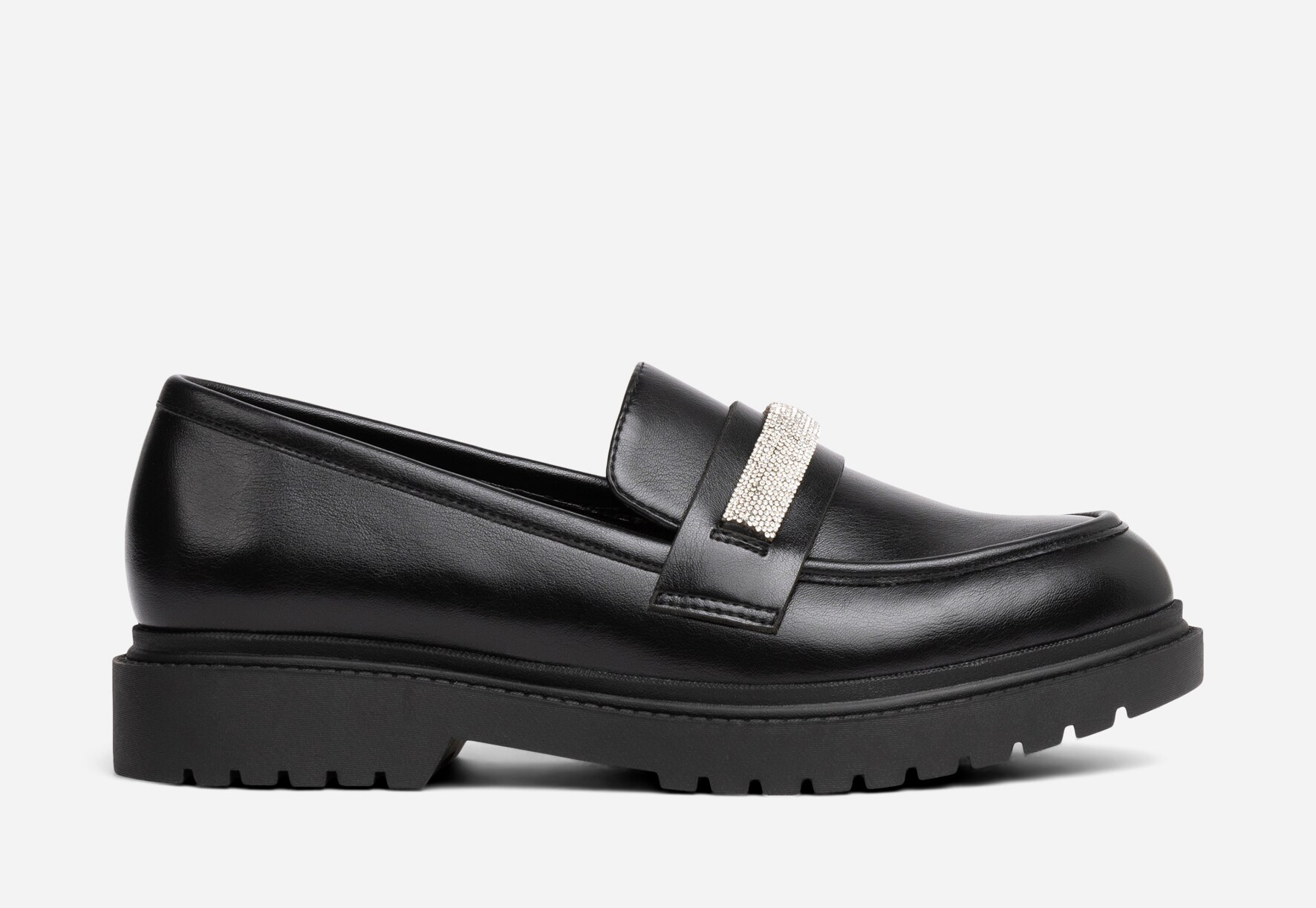 XIT, Loafer med spenne Sort
