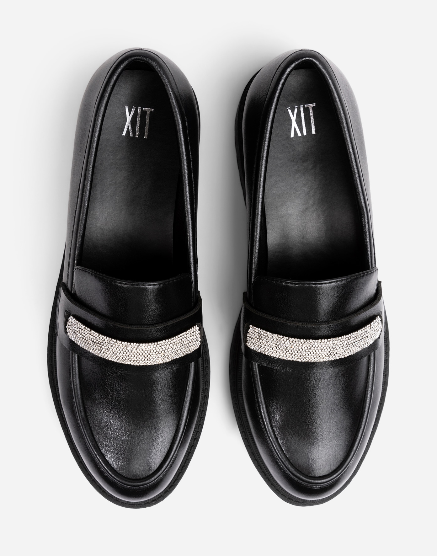 XIT, Loafer med spenne Sort