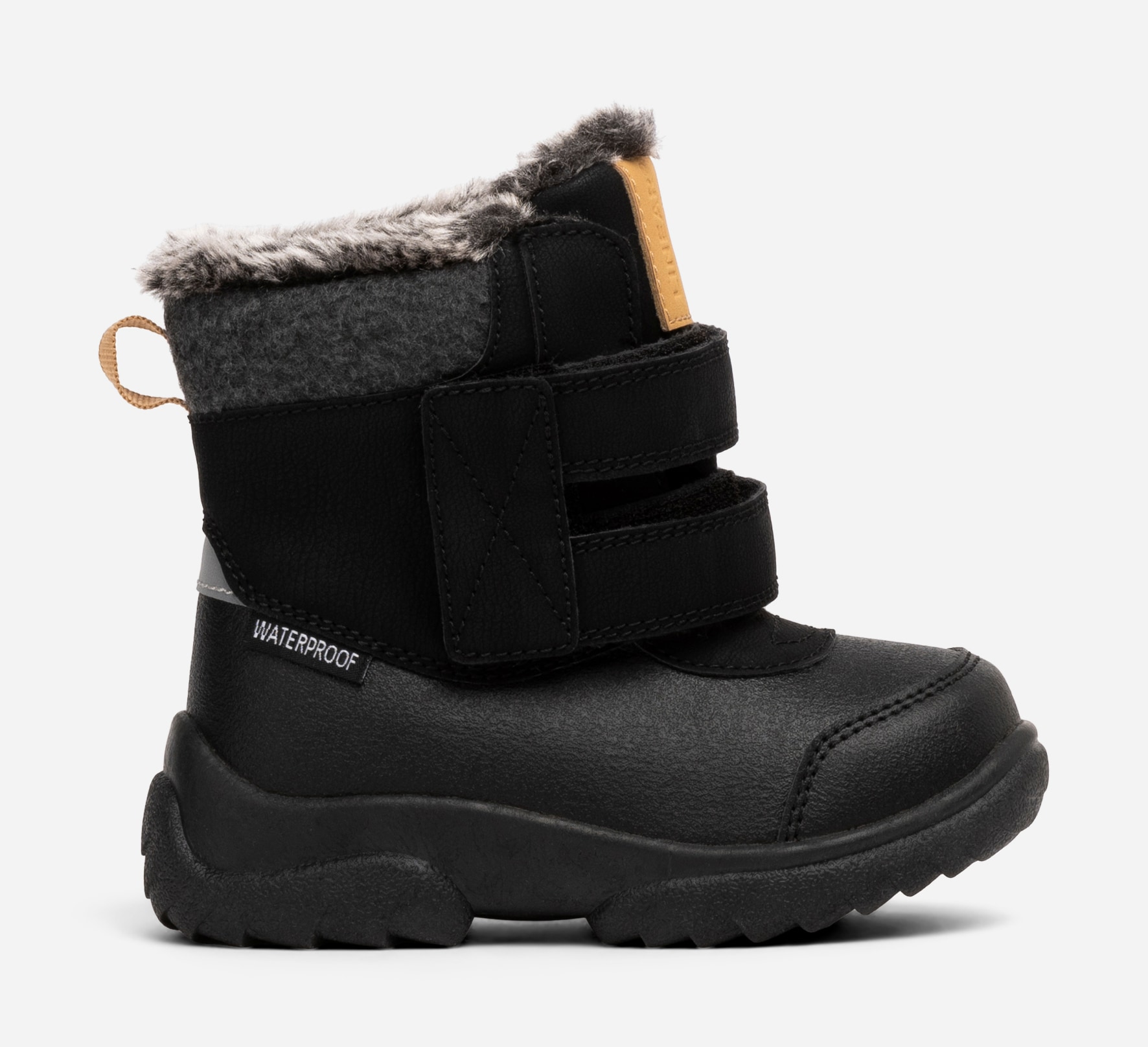 LINEAR, Varmforet skolett waterproof Sort