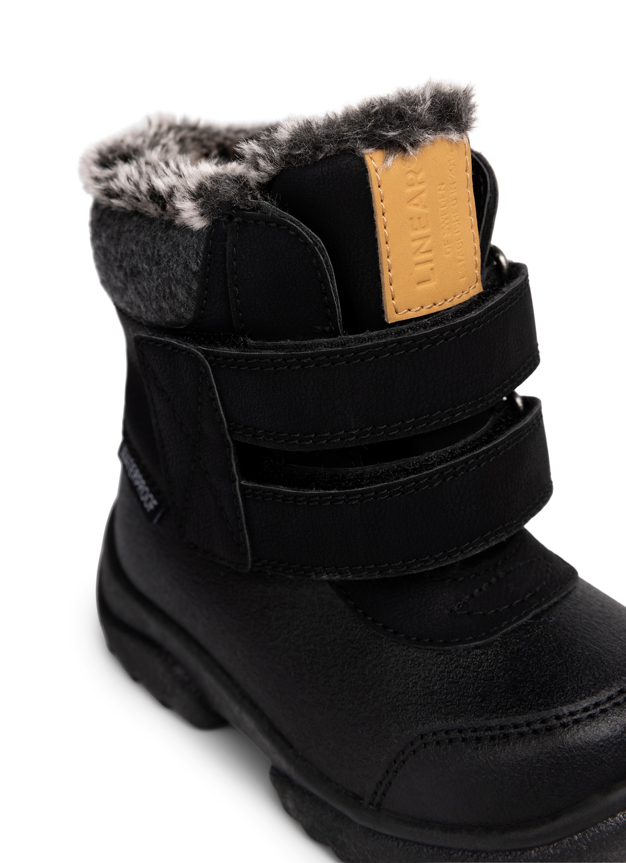 LINEAR, Varmforet skolett waterproof Sort