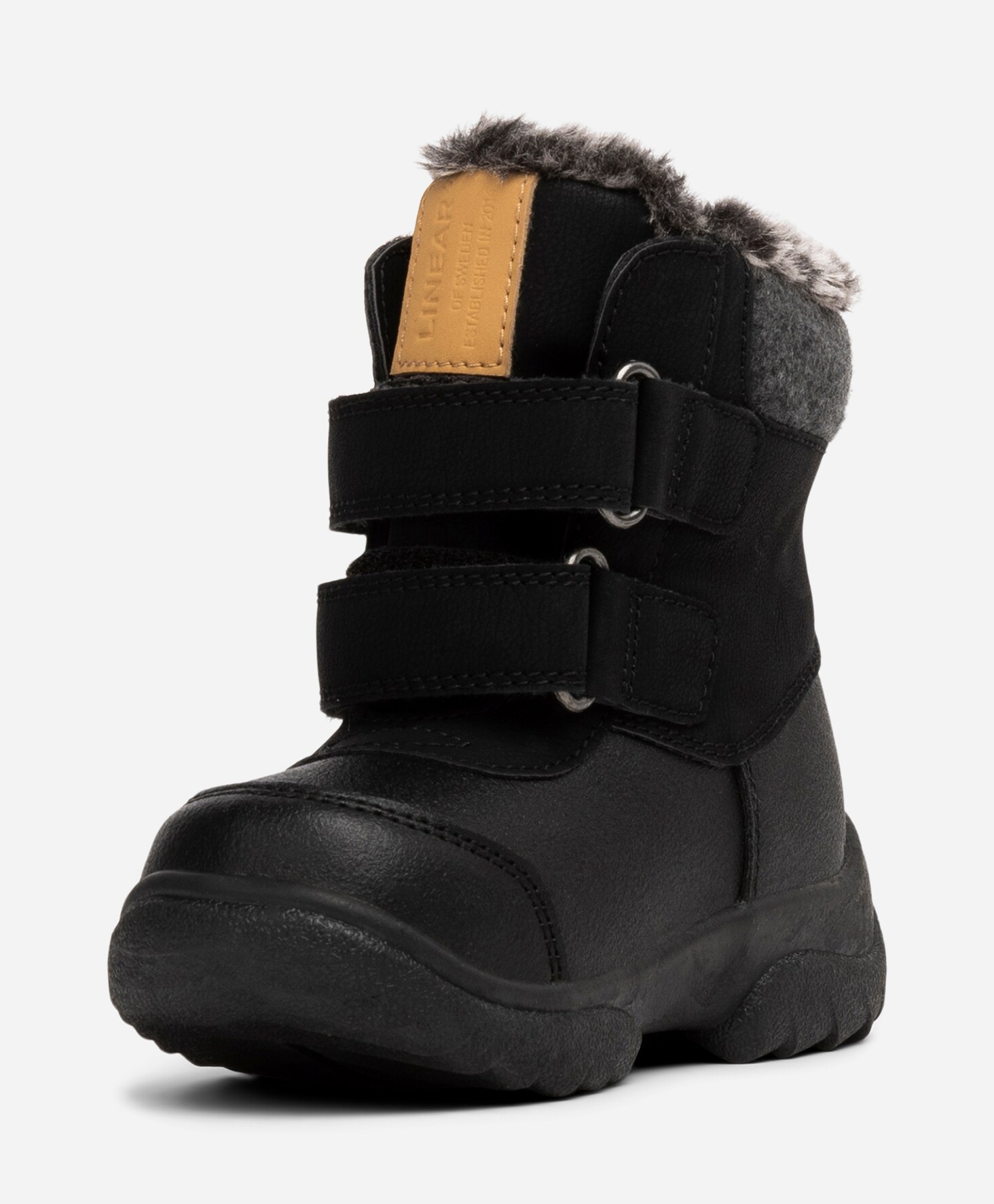 LINEAR, Varmforet skolett waterproof Sort
