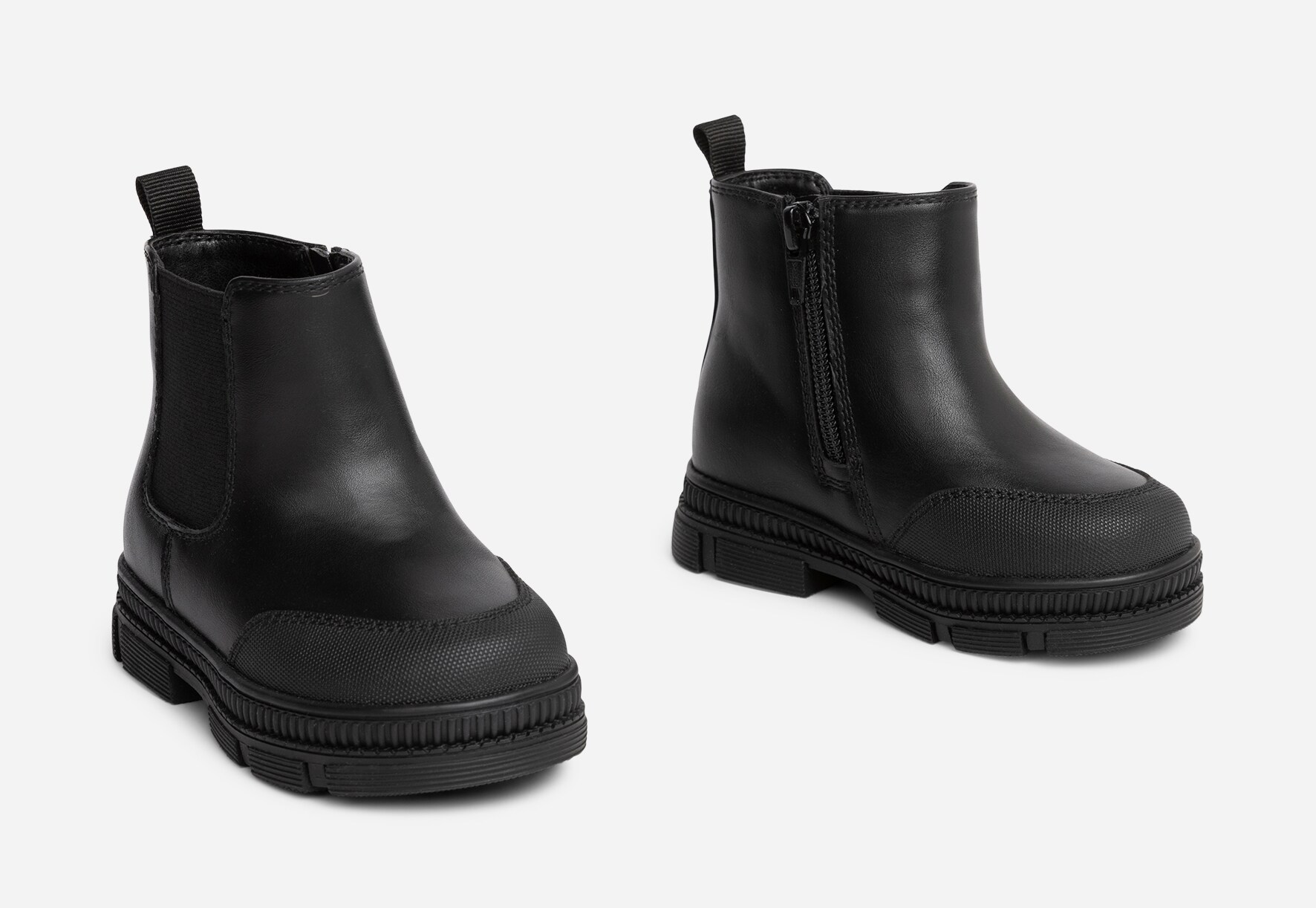 DINSKO, Varmforet chelseaboots Sort