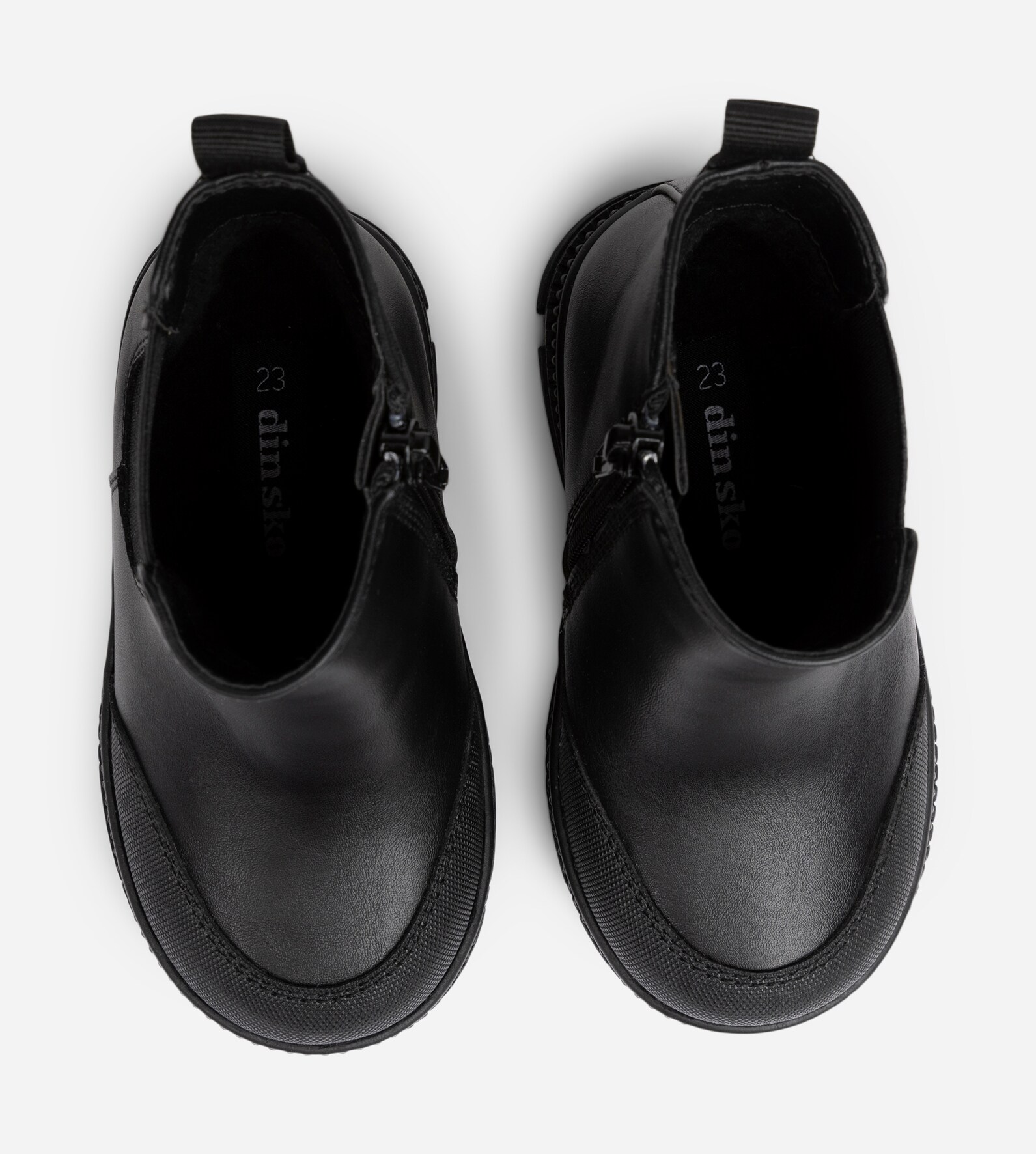 DINSKO, Varmforet chelseaboots Sort