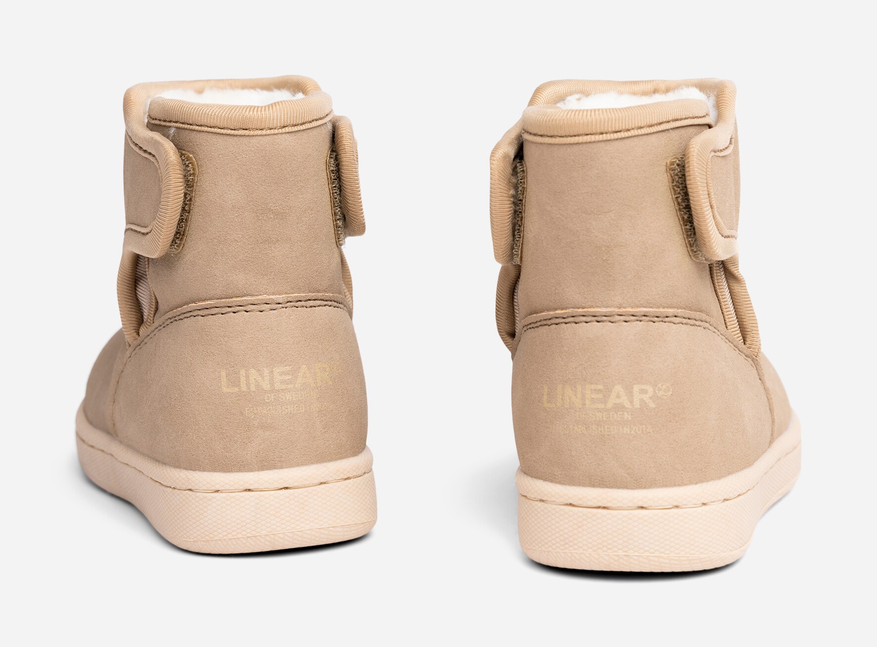 LINEAR, Varmforet boots Beige