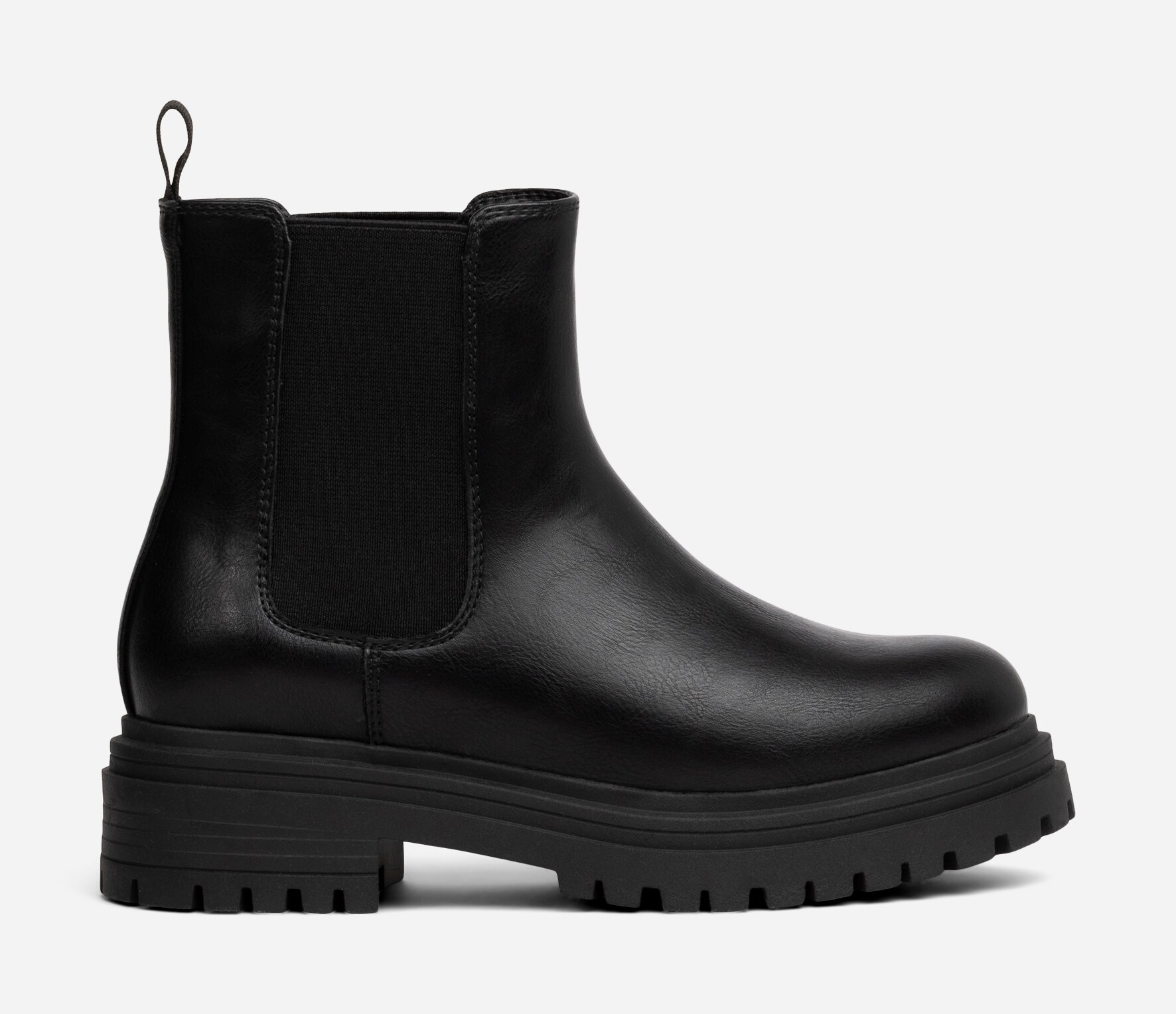 DINSKO, Varmforet chelseaboots Sort