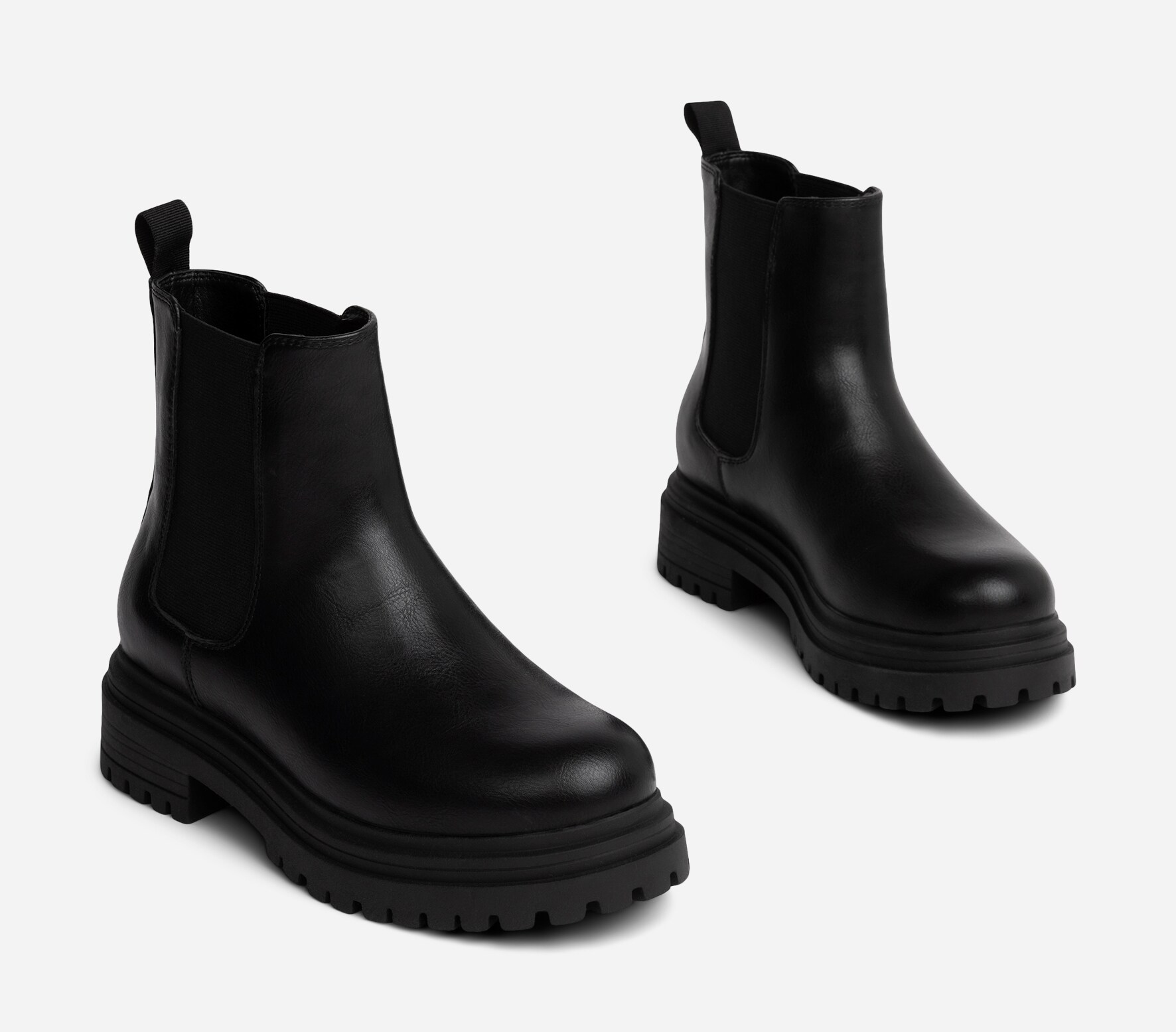 DINSKO, Varmforet chelseaboots Sort