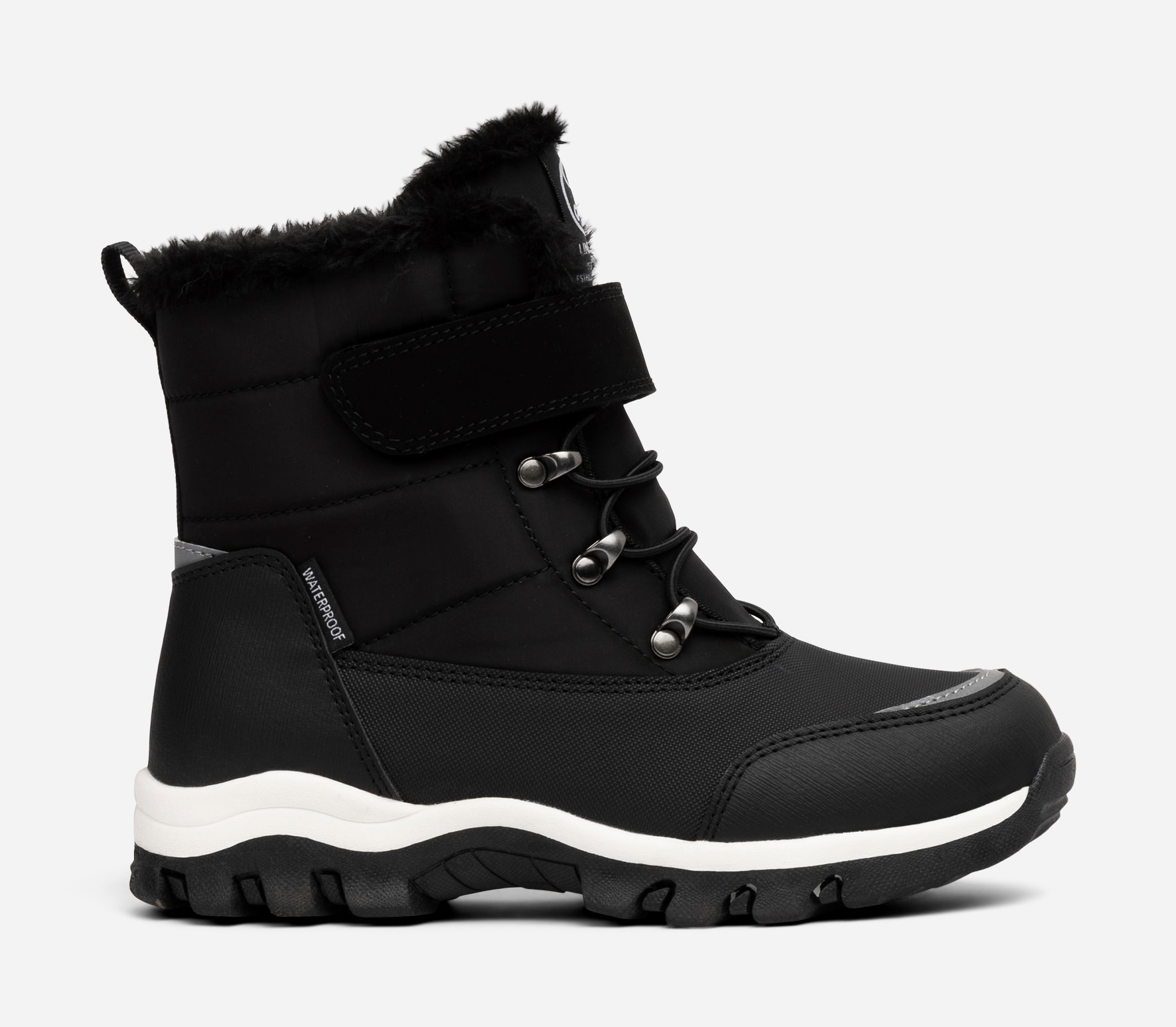 LINEAR, Varmforet skolett waterproof Sort