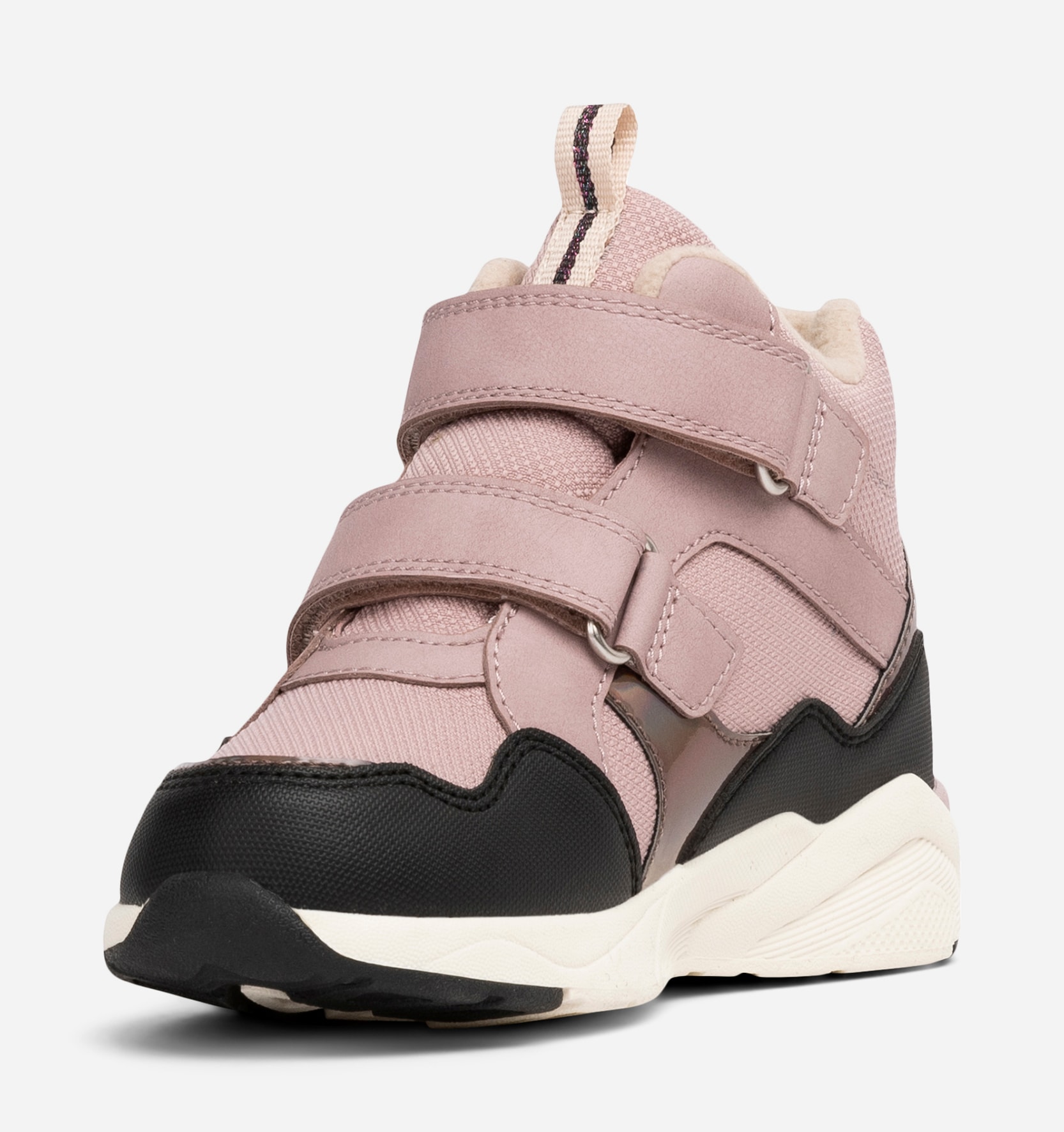 LINEAR, Fleeceforet høy sneakers waterproof Lilla