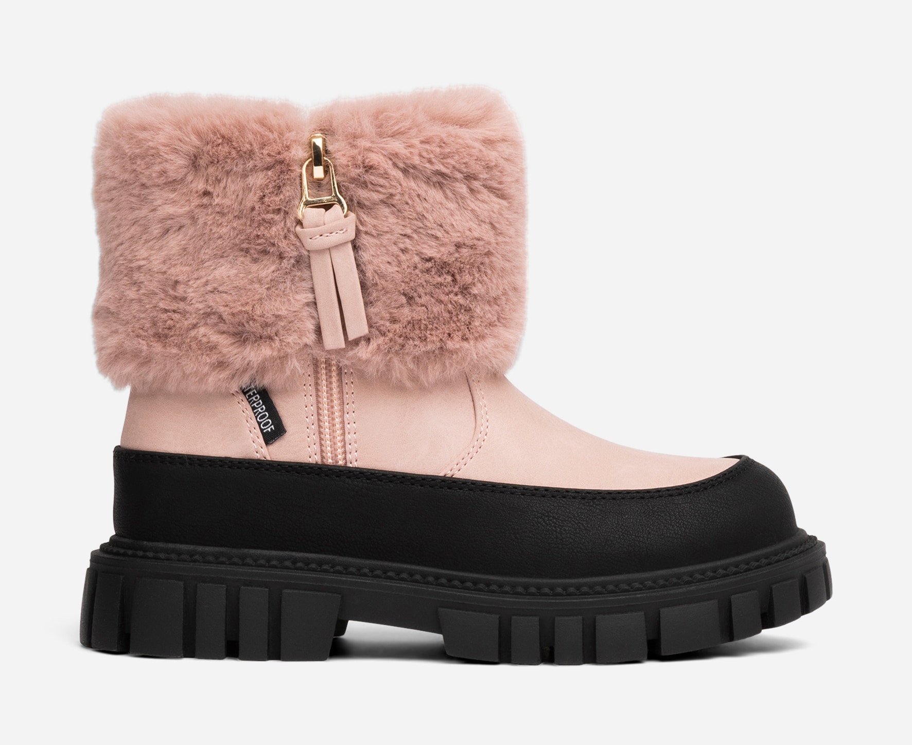 LINEAR, Varmforet boots, waterproof Rosa