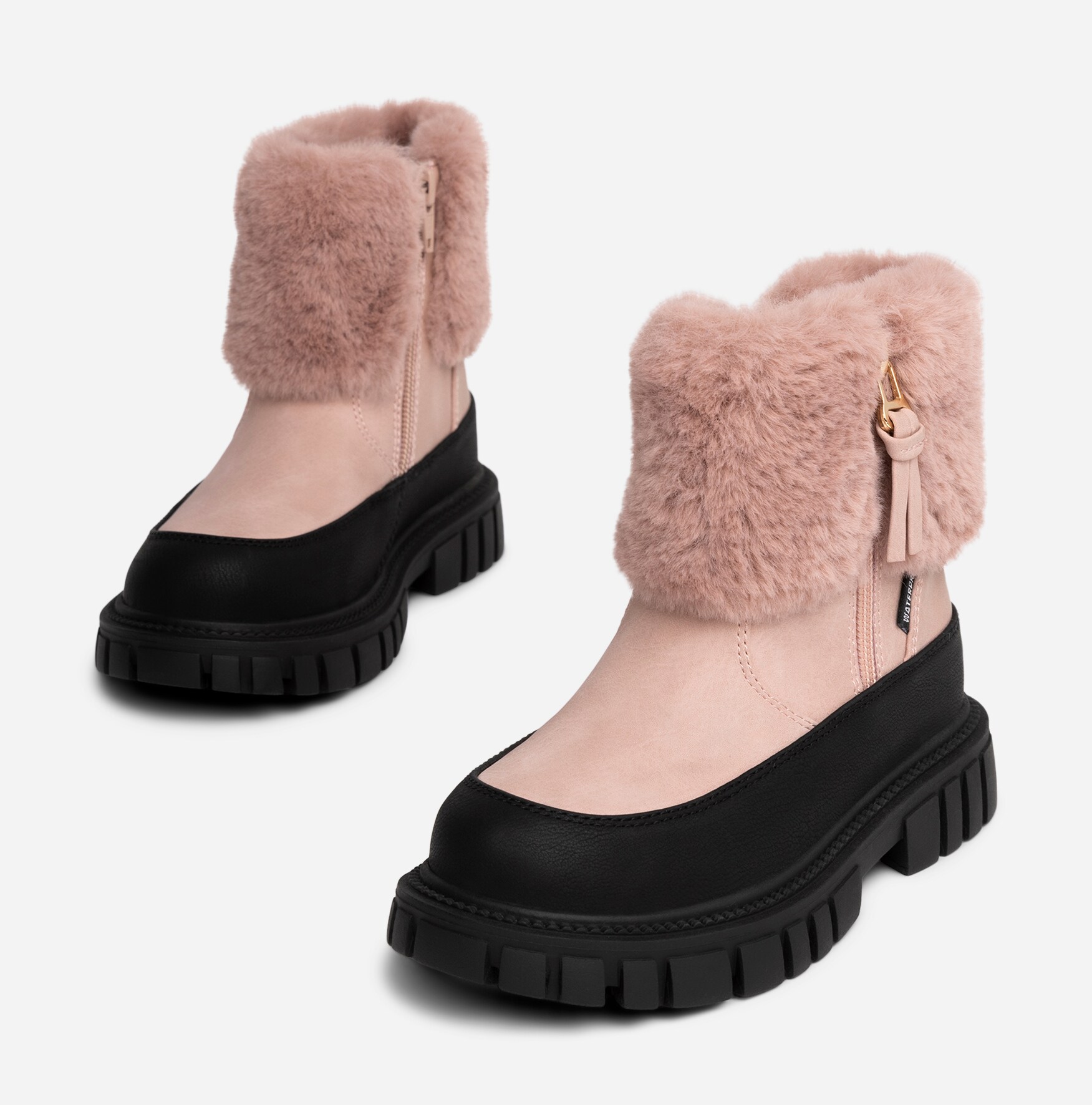 LINEAR, Varmforet boots, waterproof Rosa