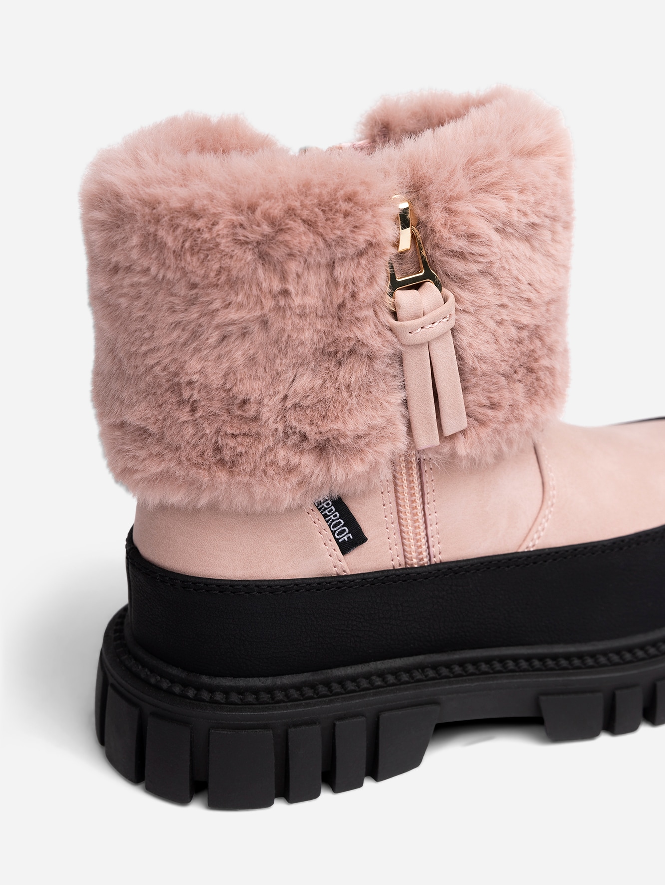 LINEAR, Varmforet boots, waterproof Rosa