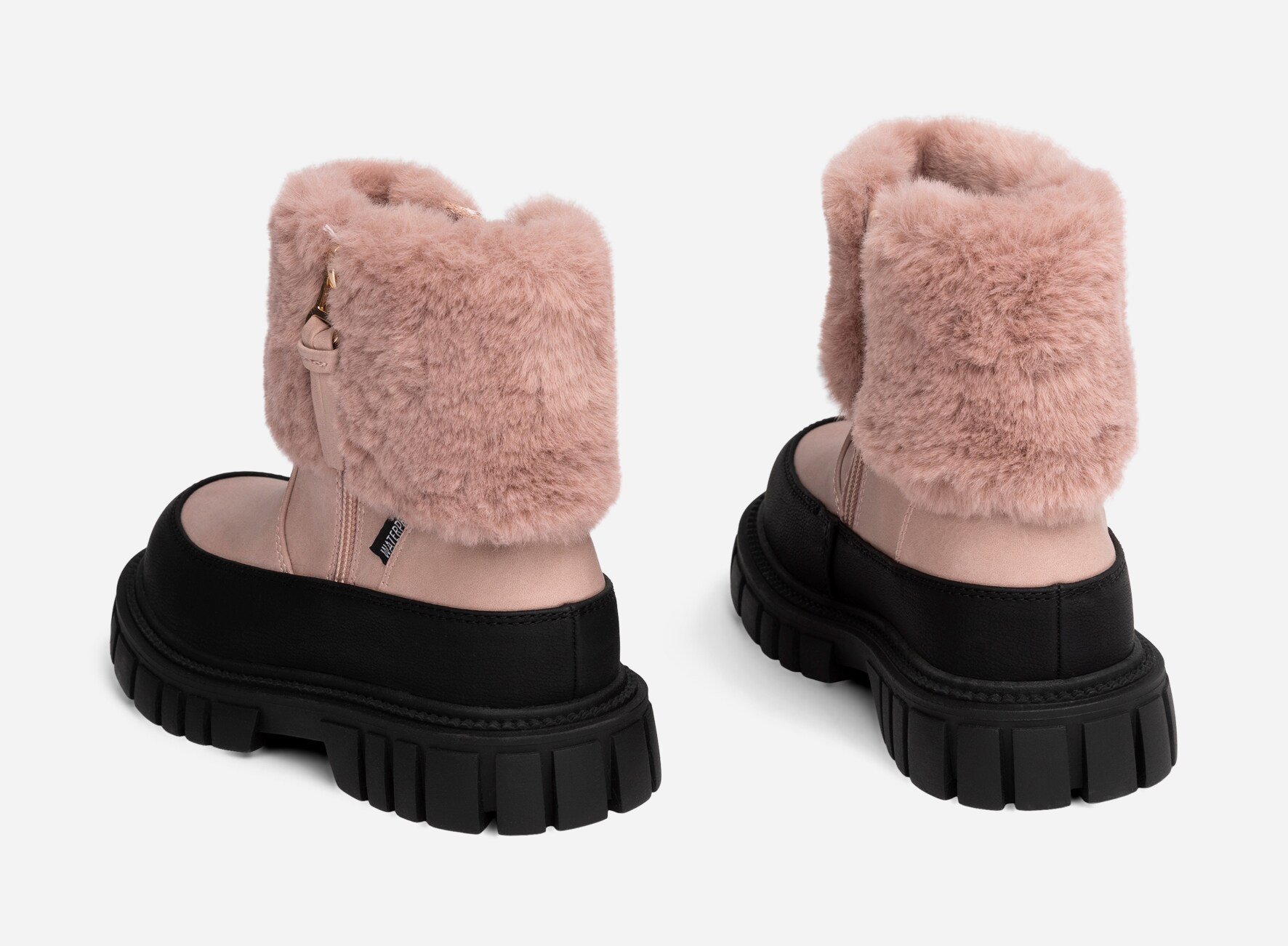 LINEAR, Varmforet boots, waterproof Rosa