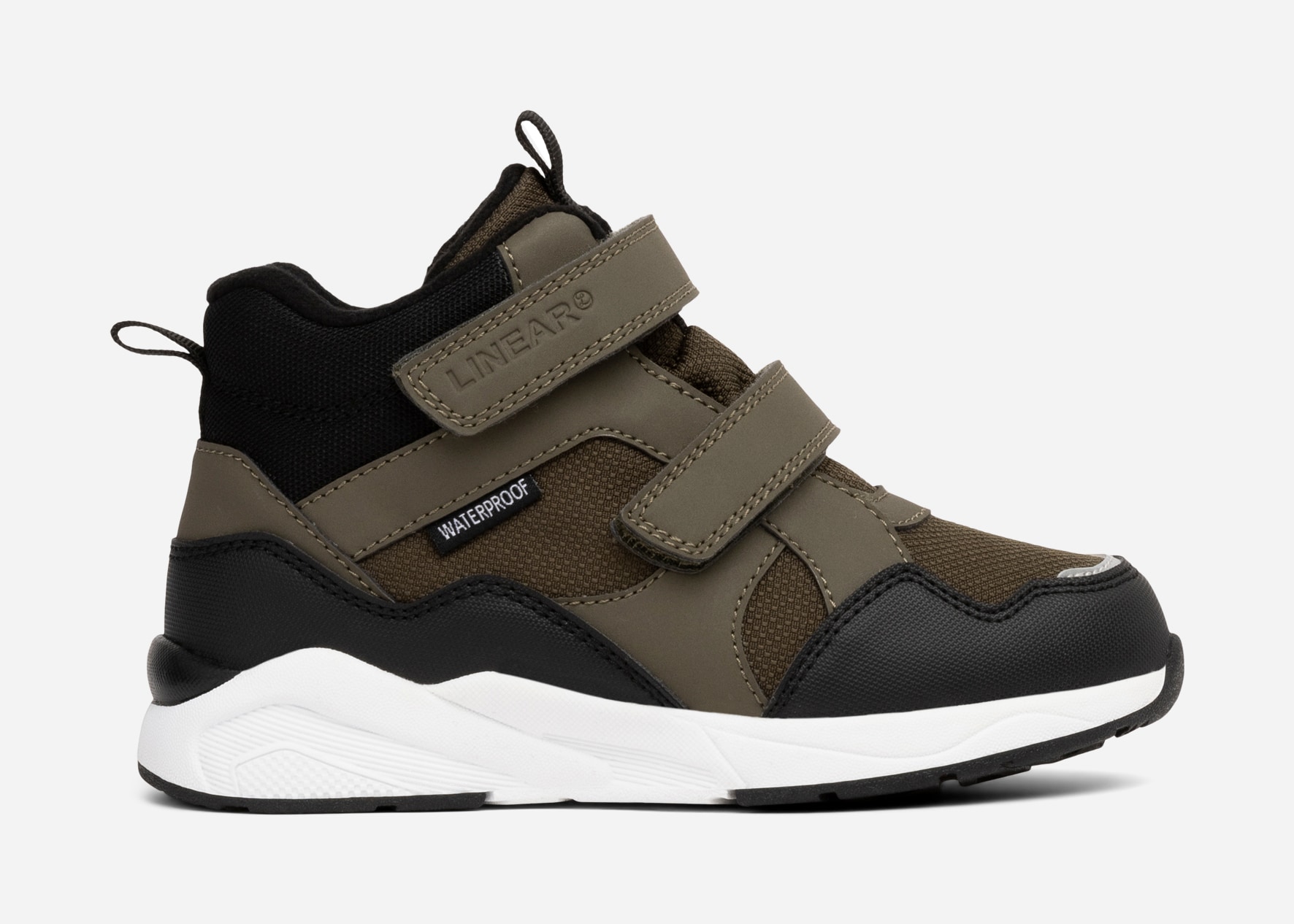 LINEAR, Fleeceforet høy sneakers waterproof Grønn