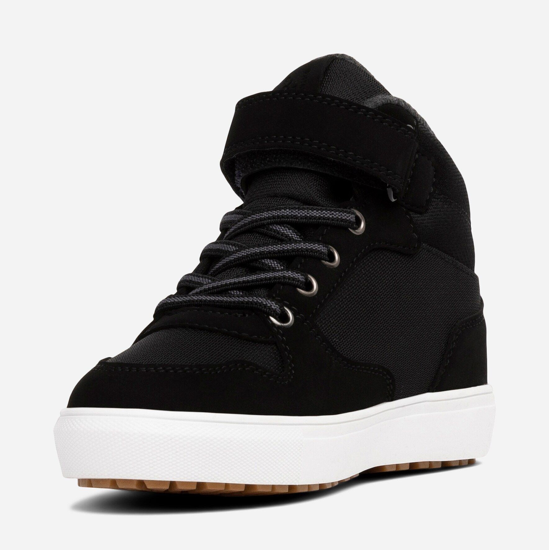 LINEAR, Fleeceforet høy sneakers waterproof Sort