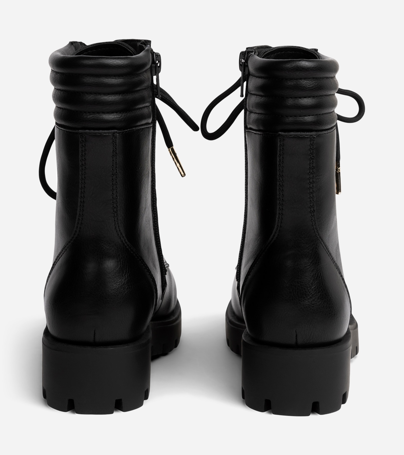 DINSKO, Varmforet skolett med glidelås Sort