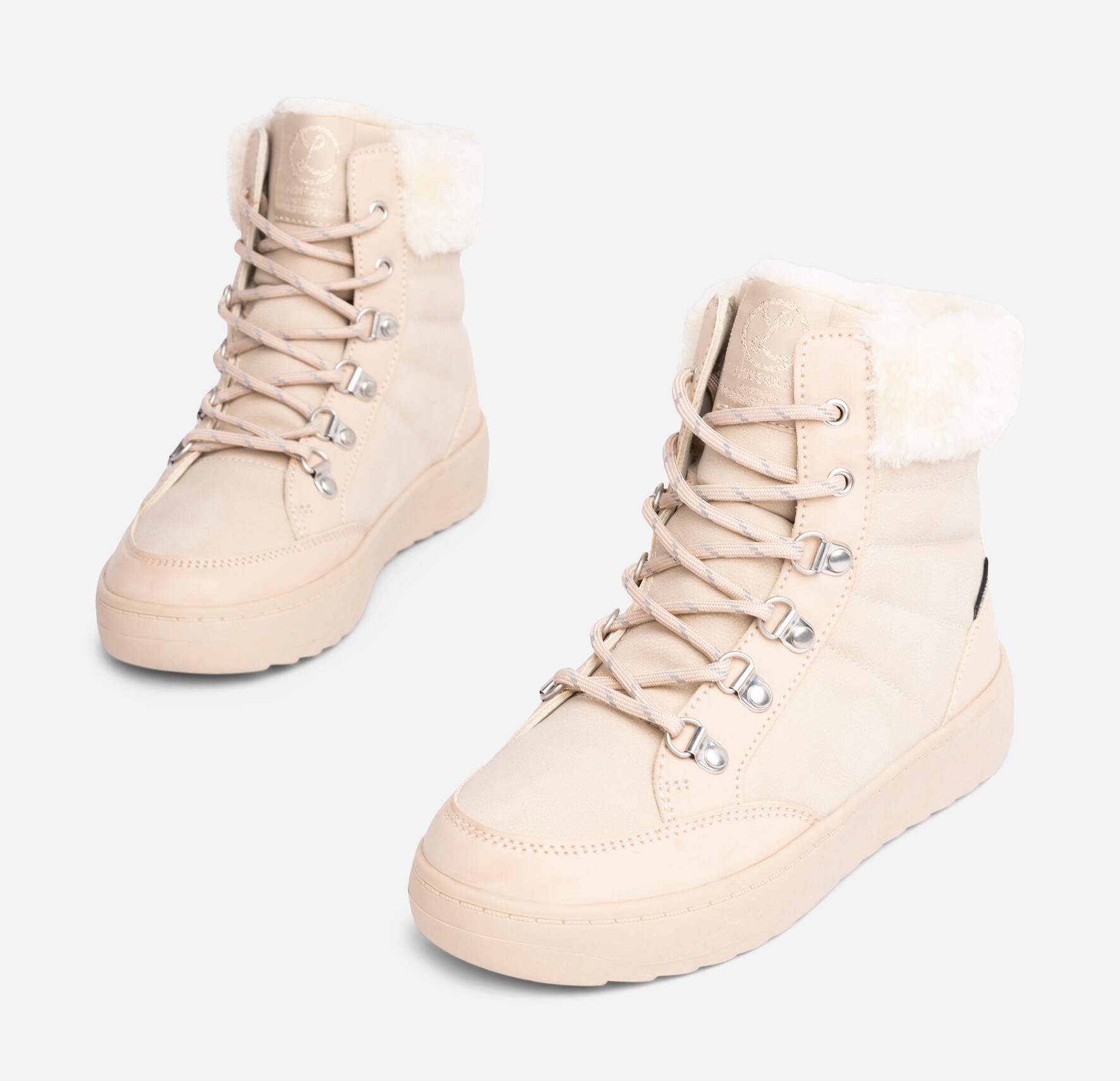 LINEAR, Varmforet skolett waterproof Beige