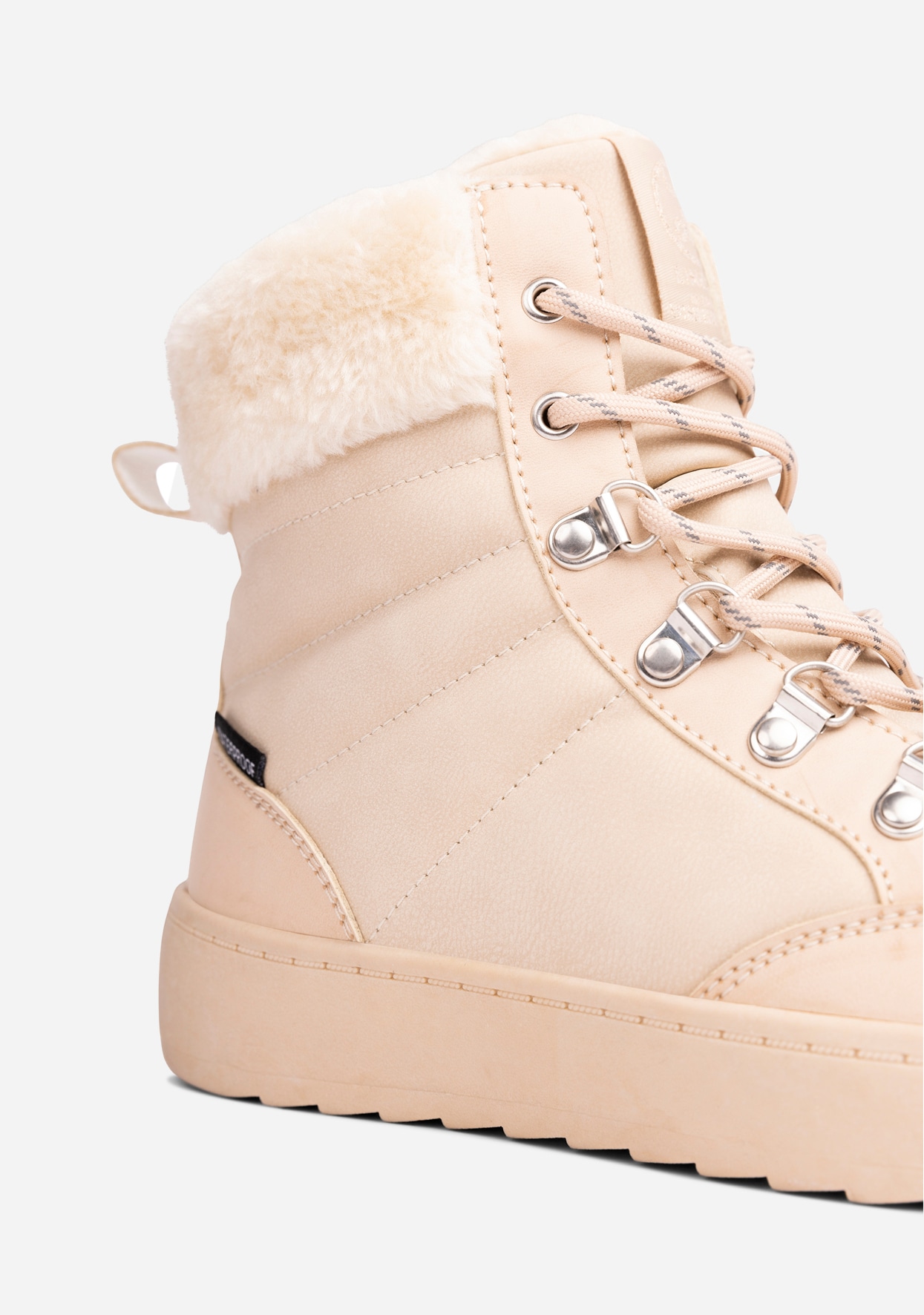 LINEAR, Varmforet skolett waterproof Beige