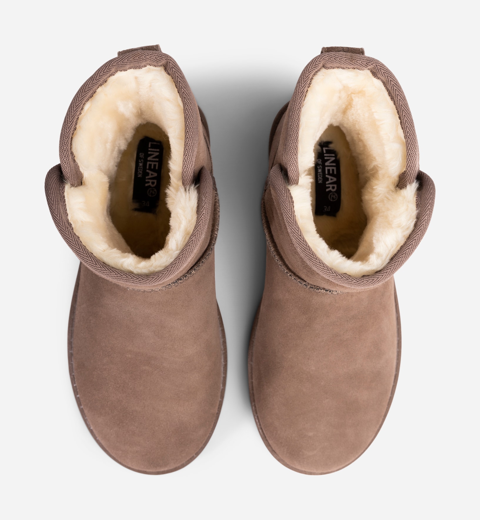 LINEAR, Varmforet boots, waterproof Brun