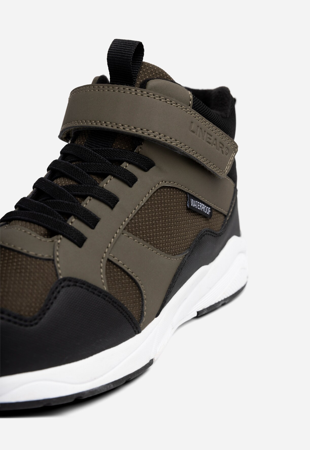 LINEAR, Fleeceforet høy sneakers waterproof Grønn