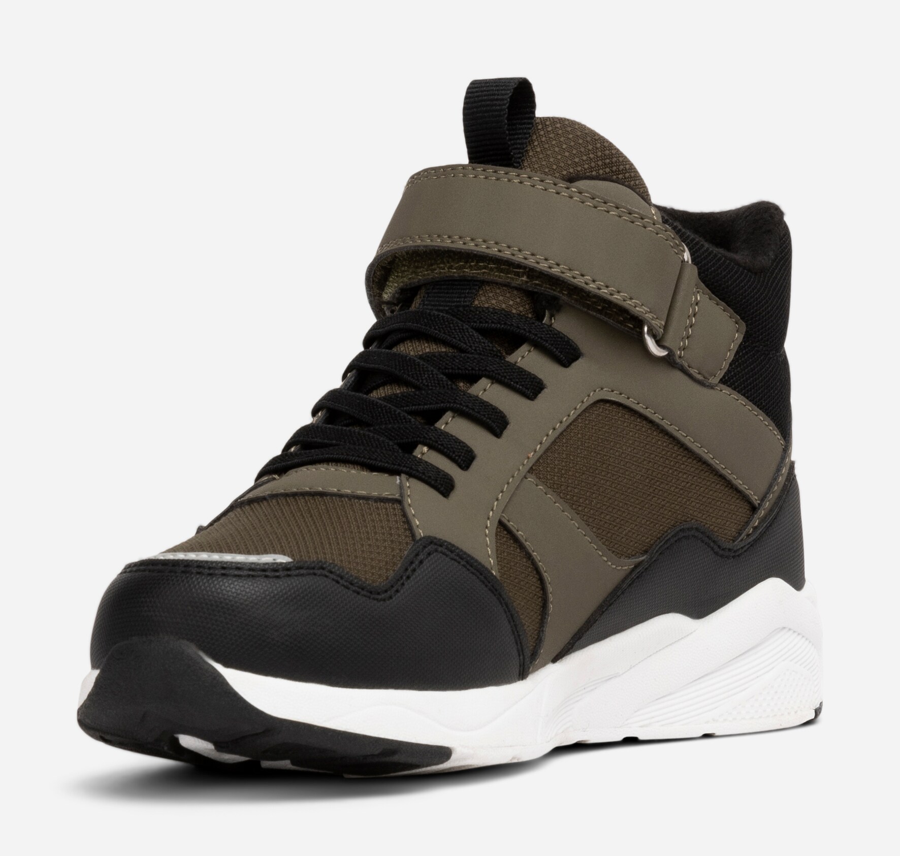 LINEAR, Fleeceforet høy sneakers waterproof Grønn