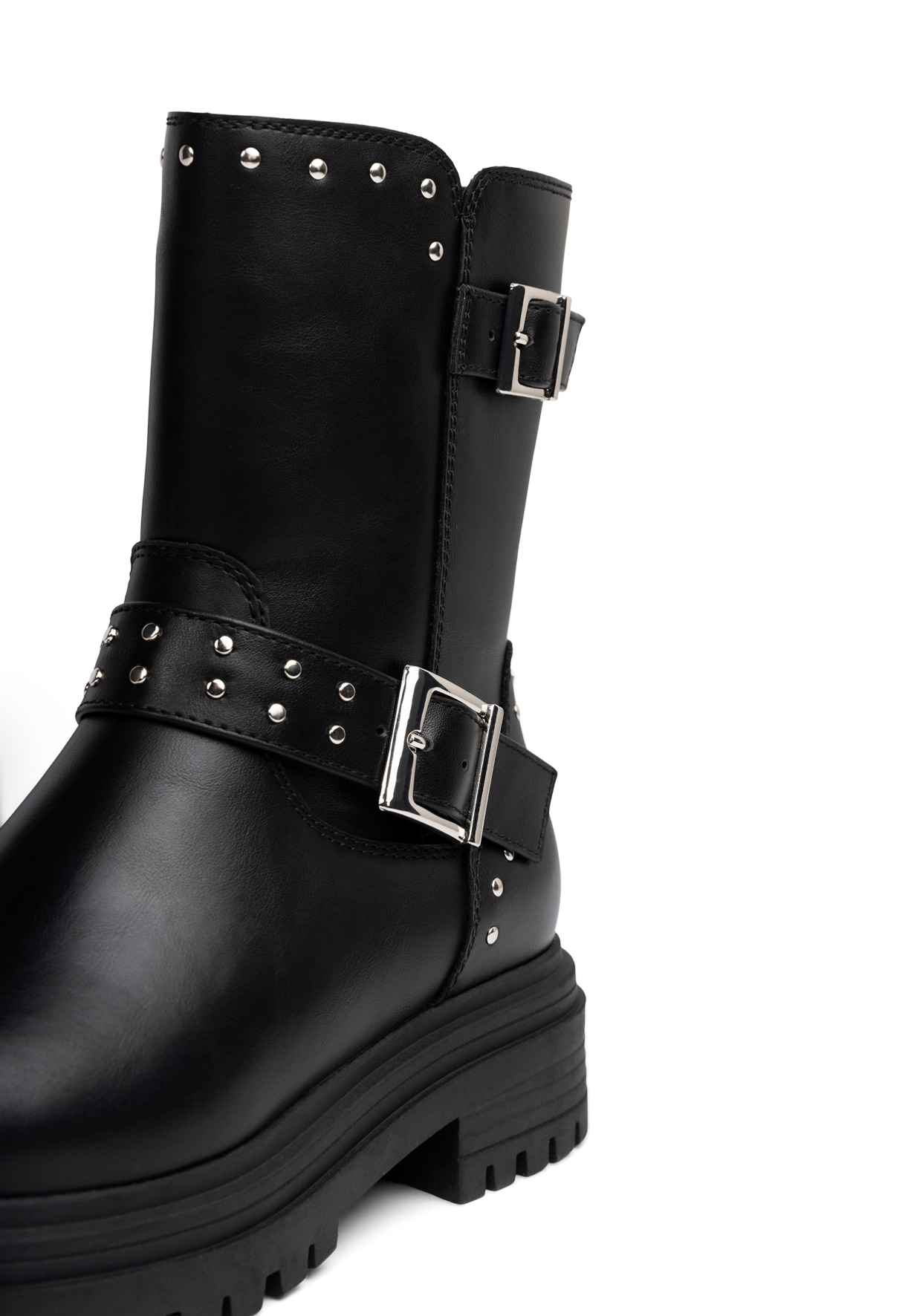 DINSKO, Varmforet bikerboots Sort