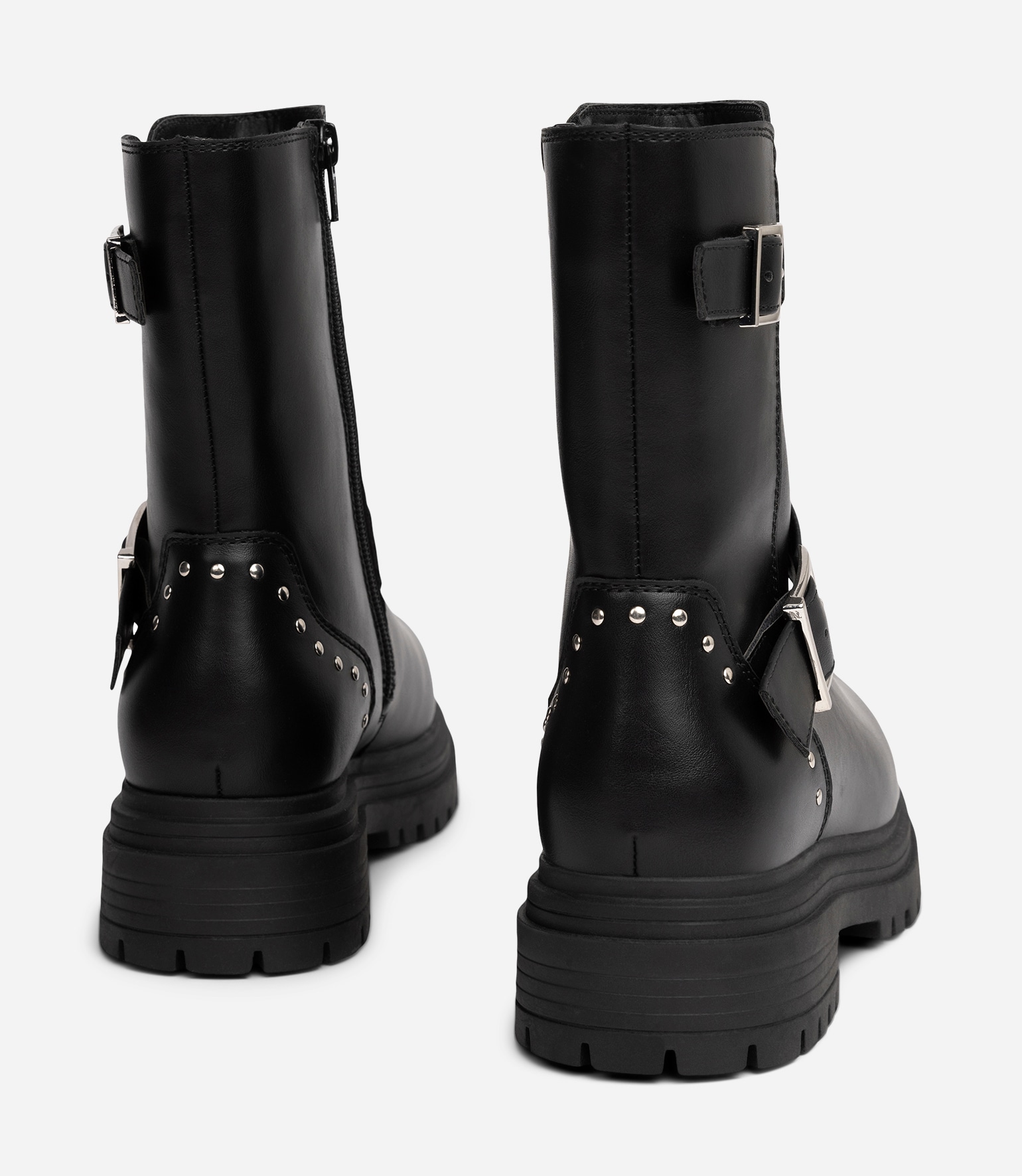 DINSKO, Varmforet bikerboots Sort