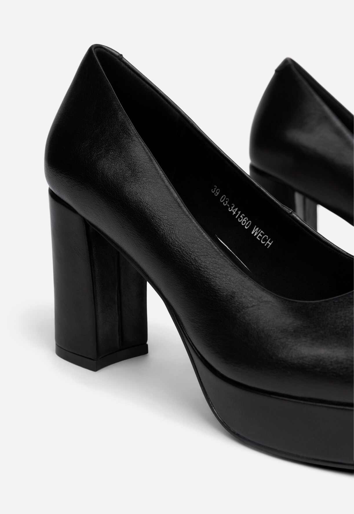 XIT, Pumps med platåsåle Sort