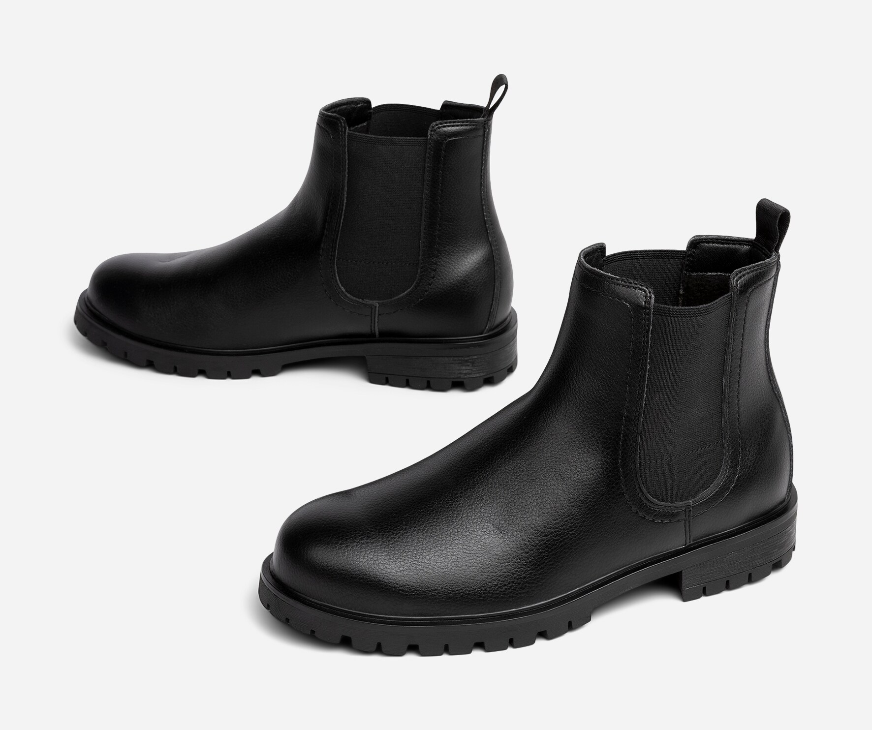 IGUASSU, Fleeceforet chelseaboots Sort