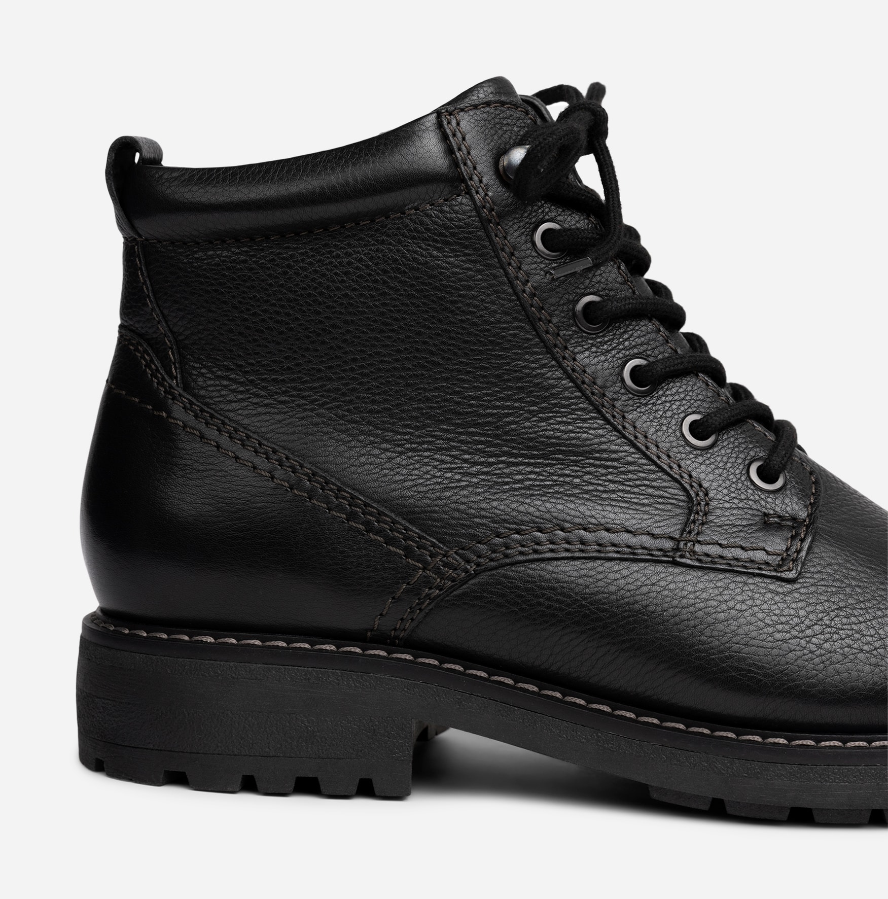 PACE, Varmforet skolett med glidelås Sort