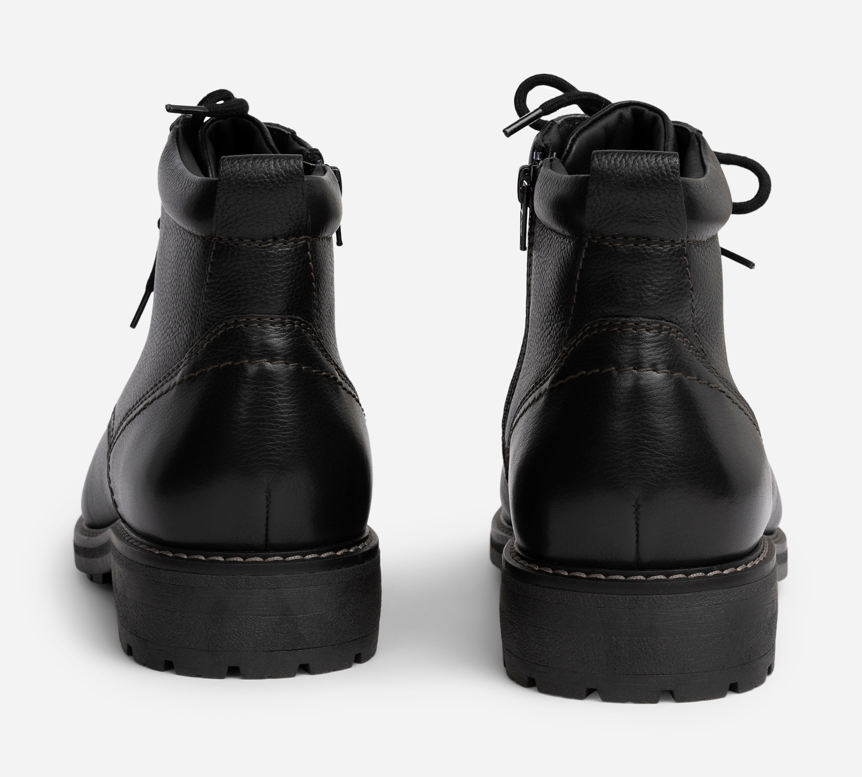 PACE, Varmforet skolett med glidelås Sort