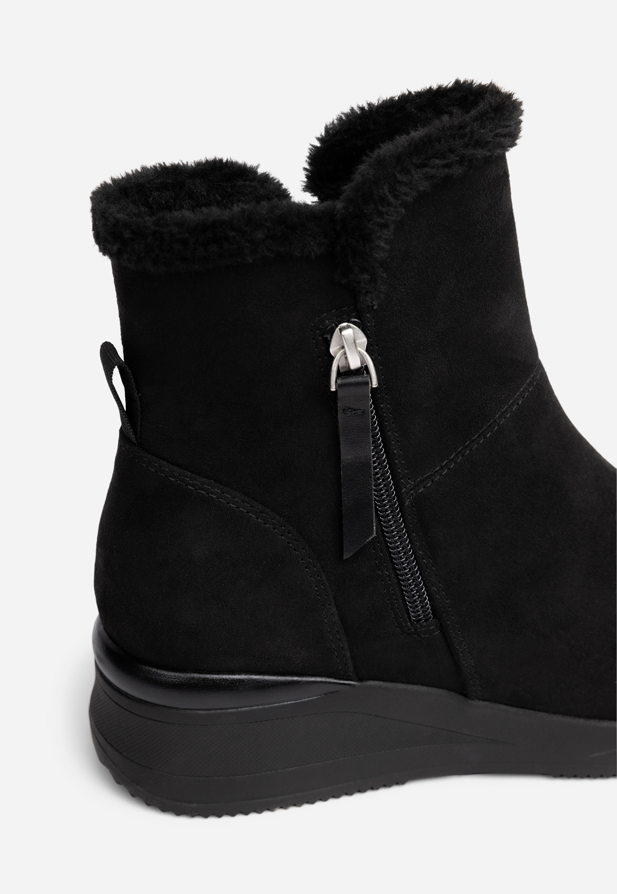 SO ALL, Boots med glidelås Sort
