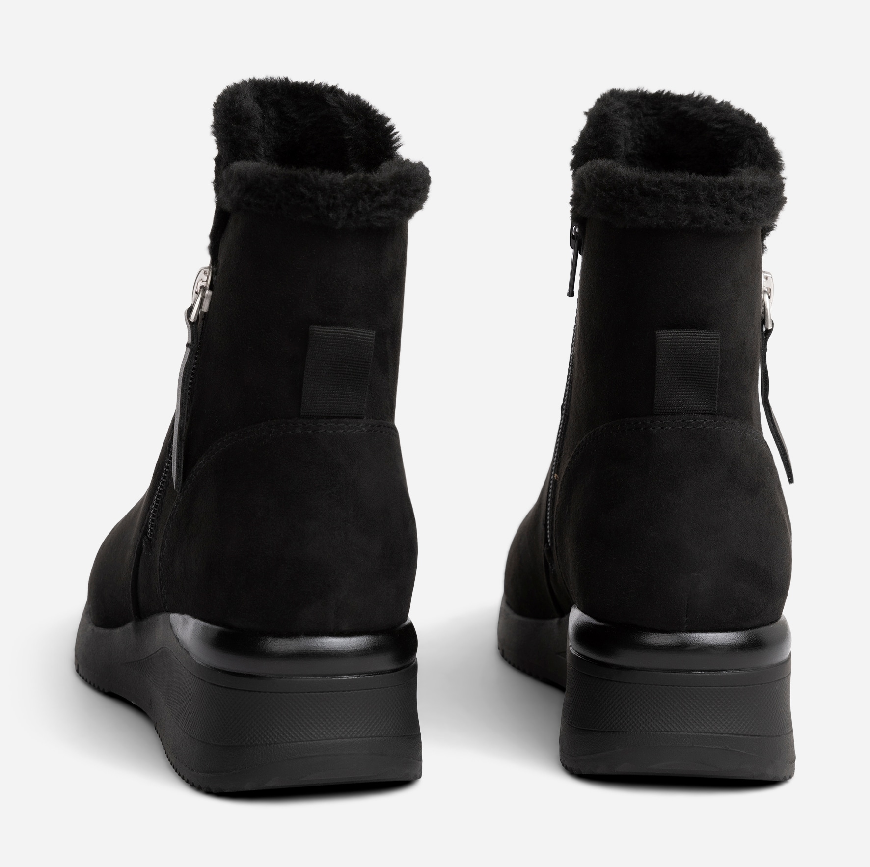 SO ALL, Boots med glidelås Sort