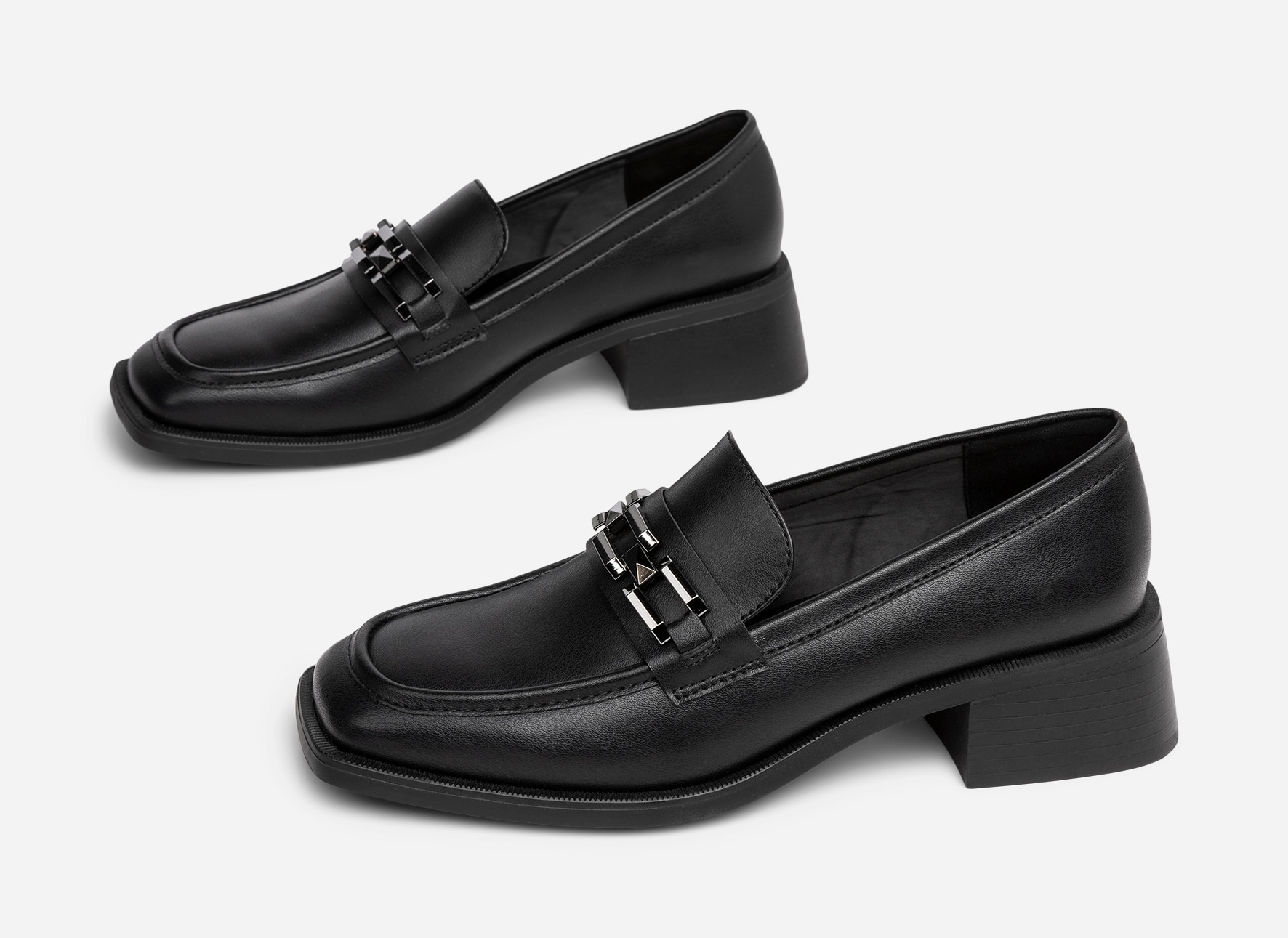 XIT, Loafer med kedje Sort