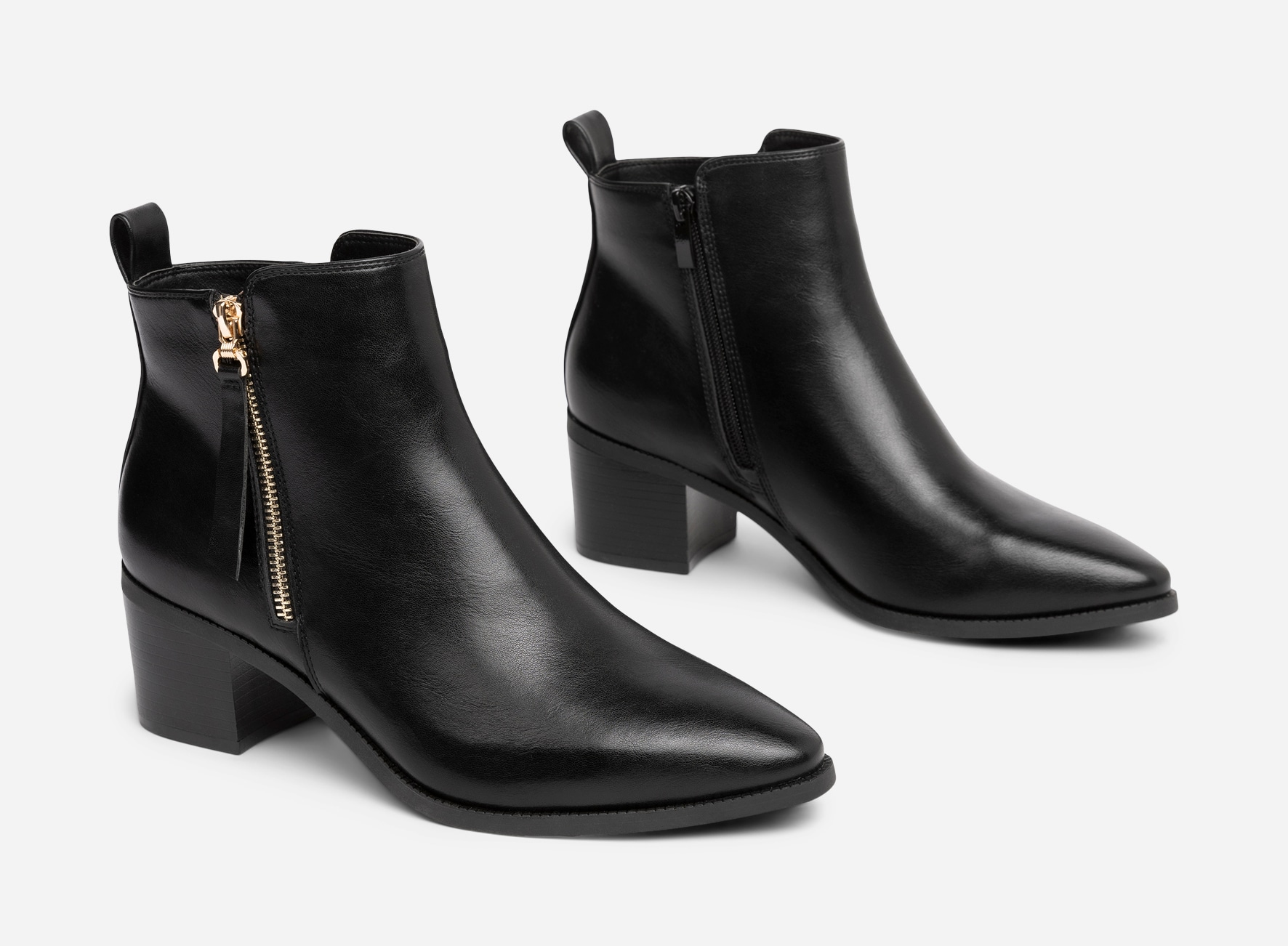 XIT, Boots med glidelås Sort