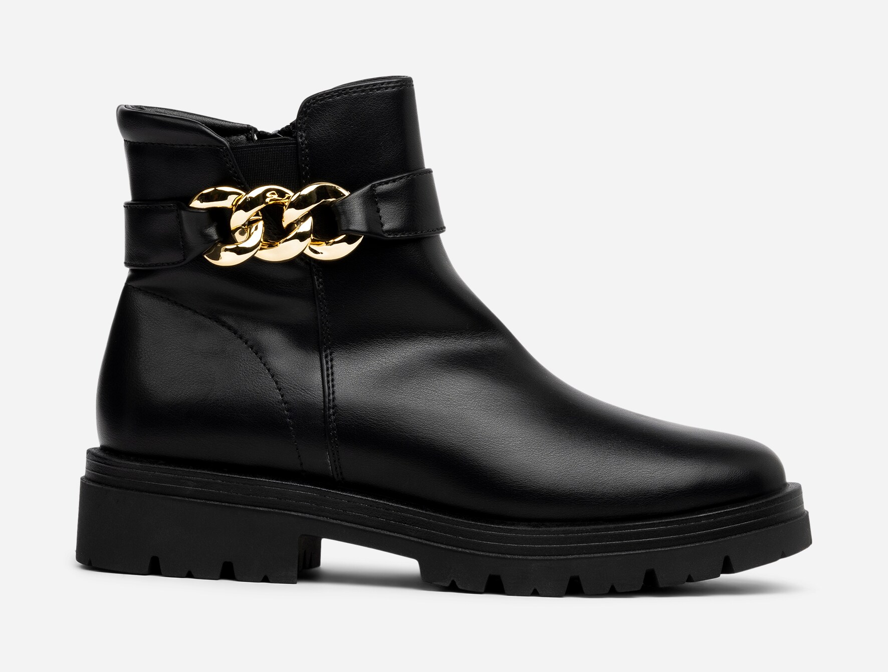 SO ALL, Boots med spenne Sort