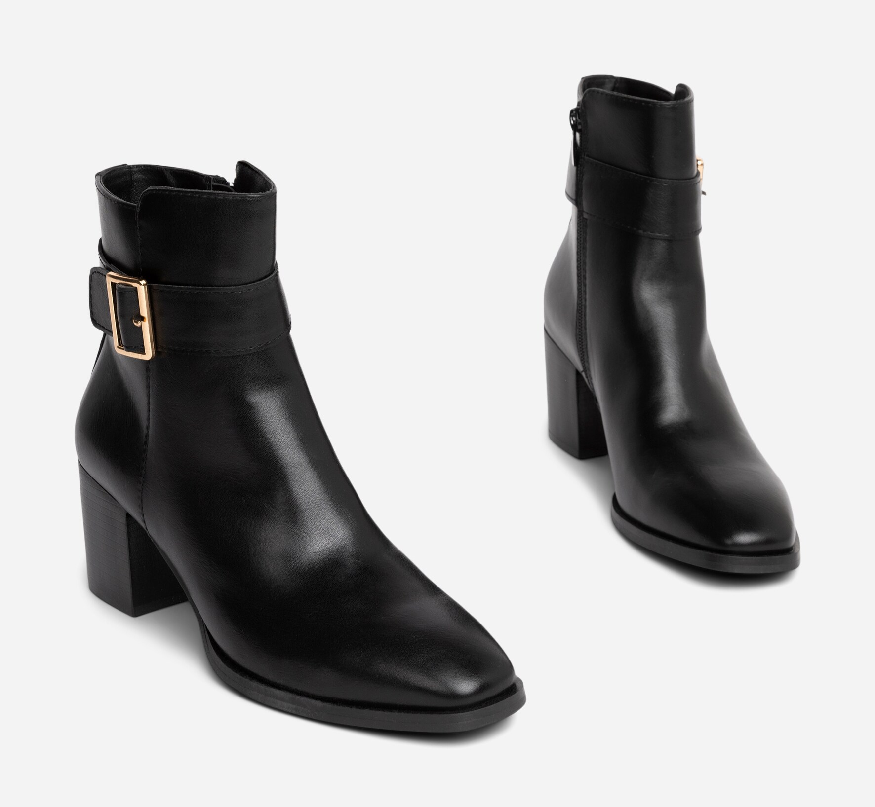 SO ALL, Boots med spenne Sort