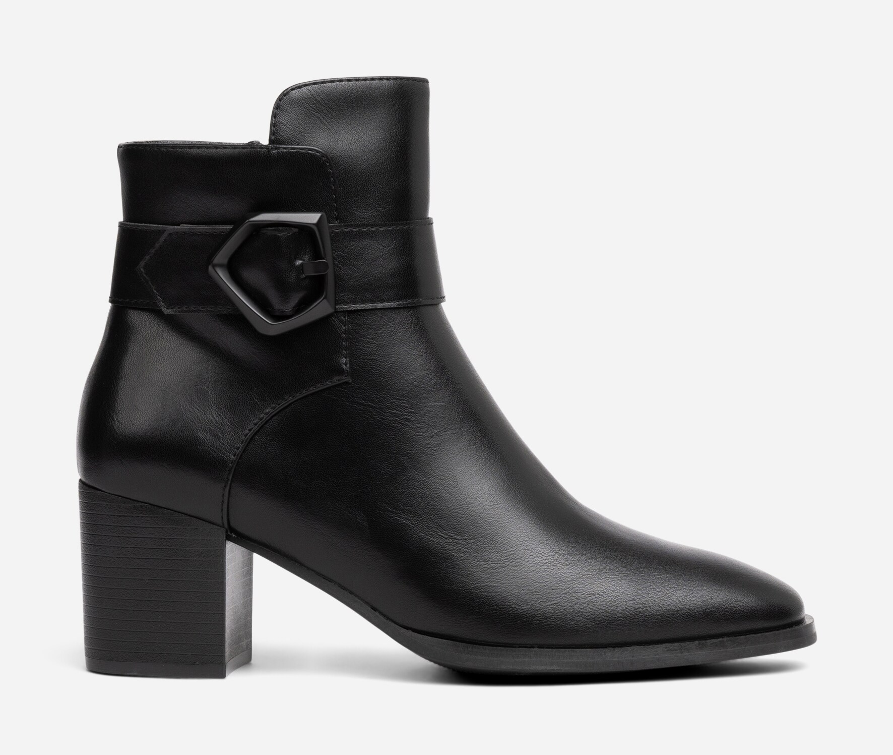 SO ALL, Boots med spenne Sort