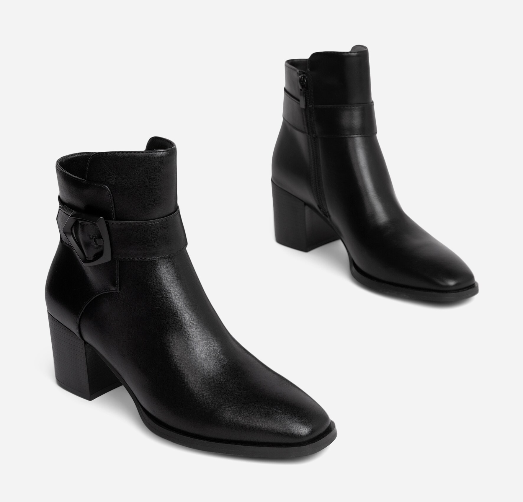 SO ALL, Boots med spenne Sort