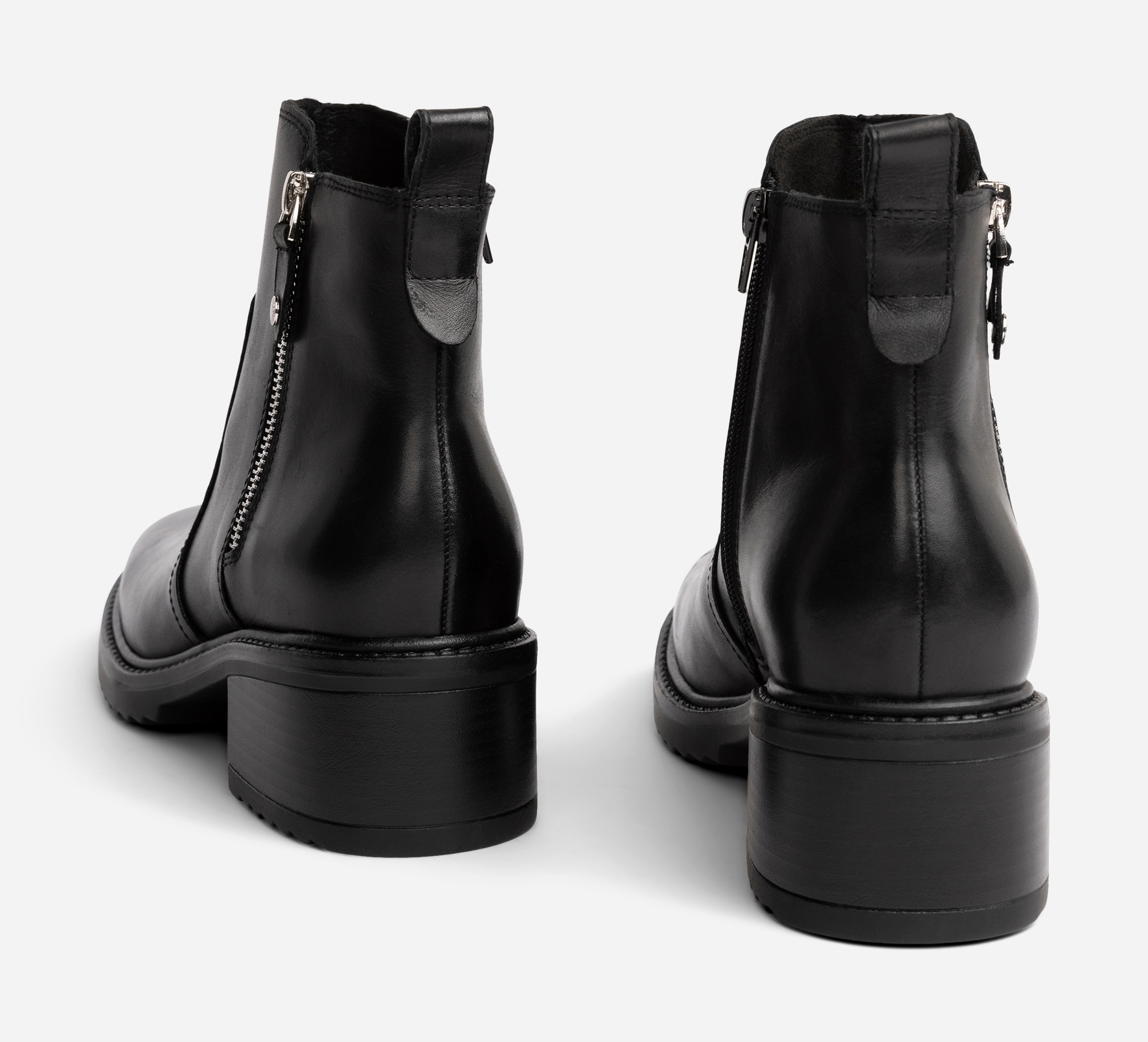PACE, Boots med glidelås Sort