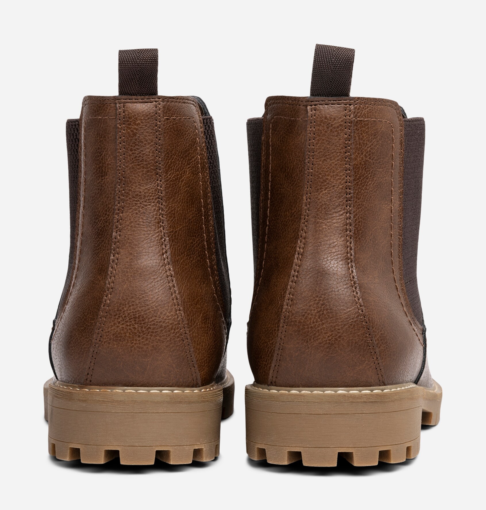 IGUASSU, Varmforet chelseaboots Brun