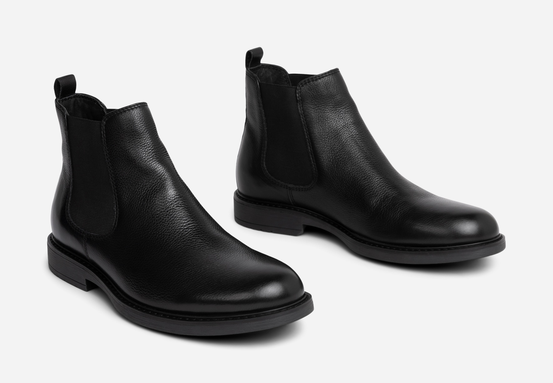 PACE, Fleeceforet chelseaboots Sort