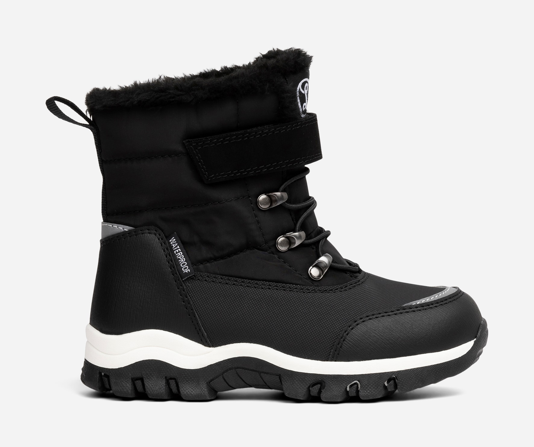LINEAR, Varmforet skolett waterproof Sort