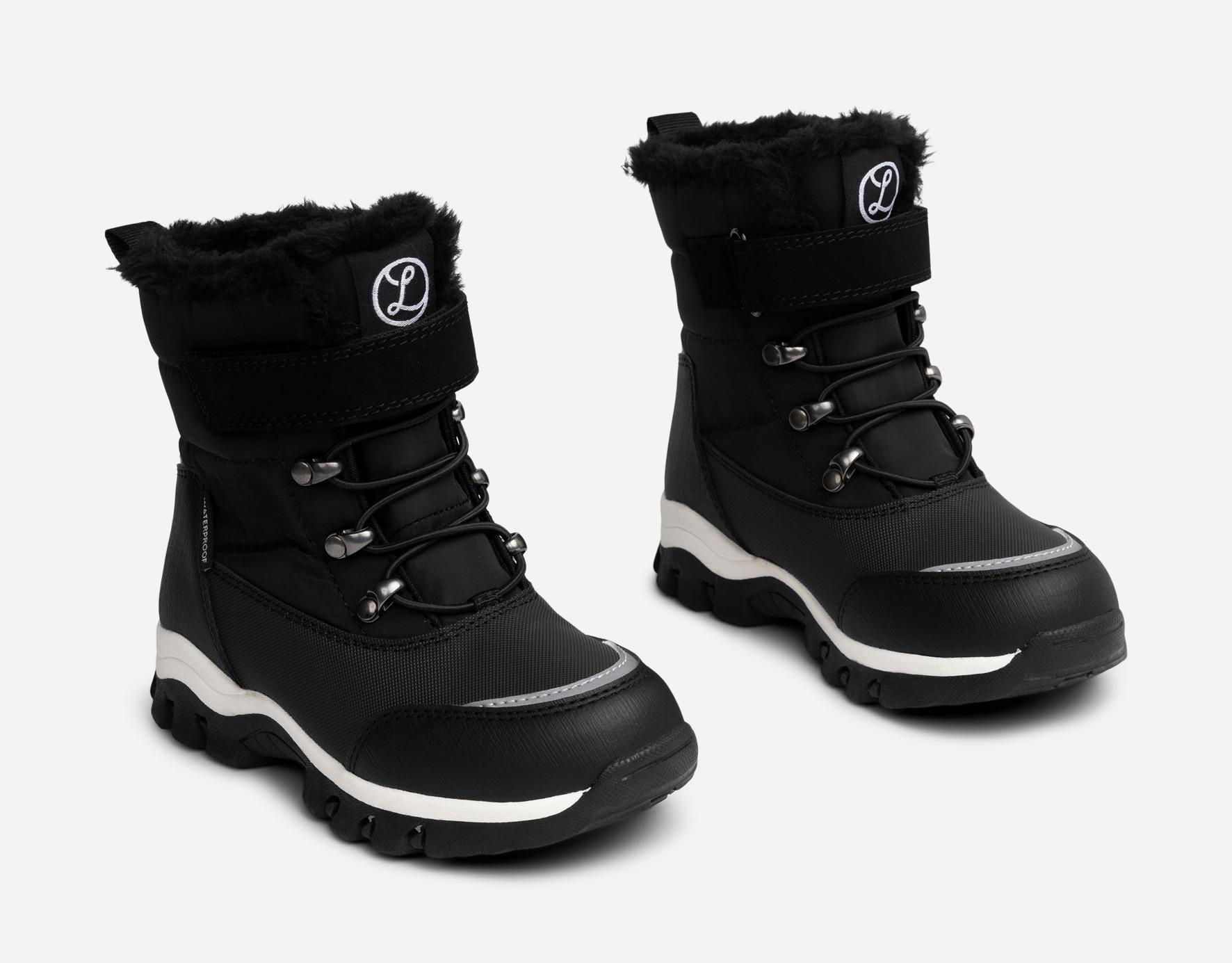LINEAR, Varmforet skolett waterproof Sort