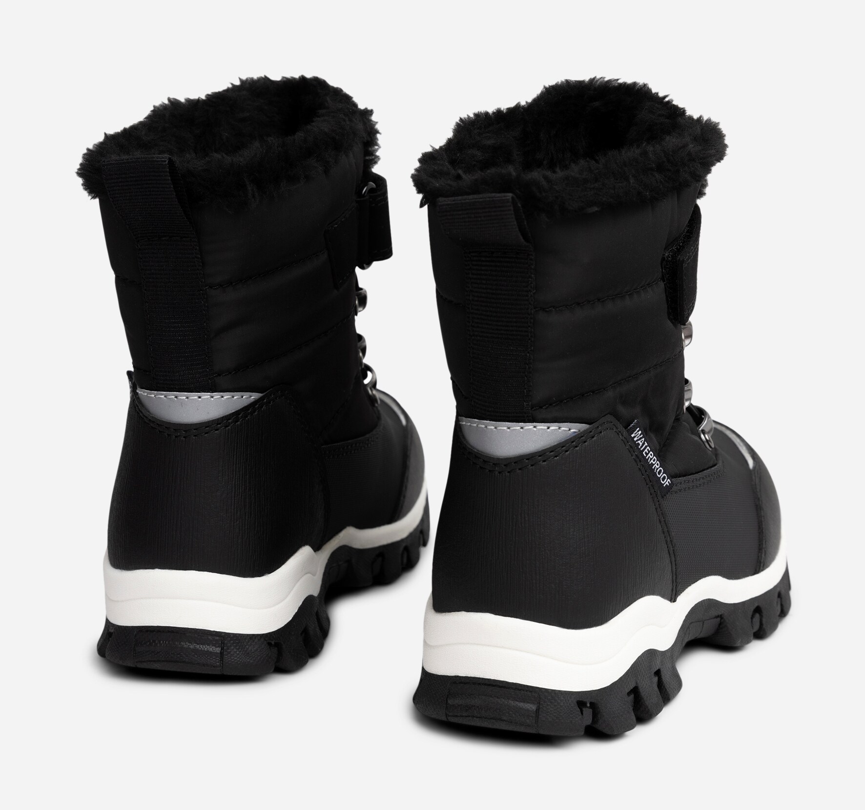 LINEAR, Varmforet skolett waterproof Sort