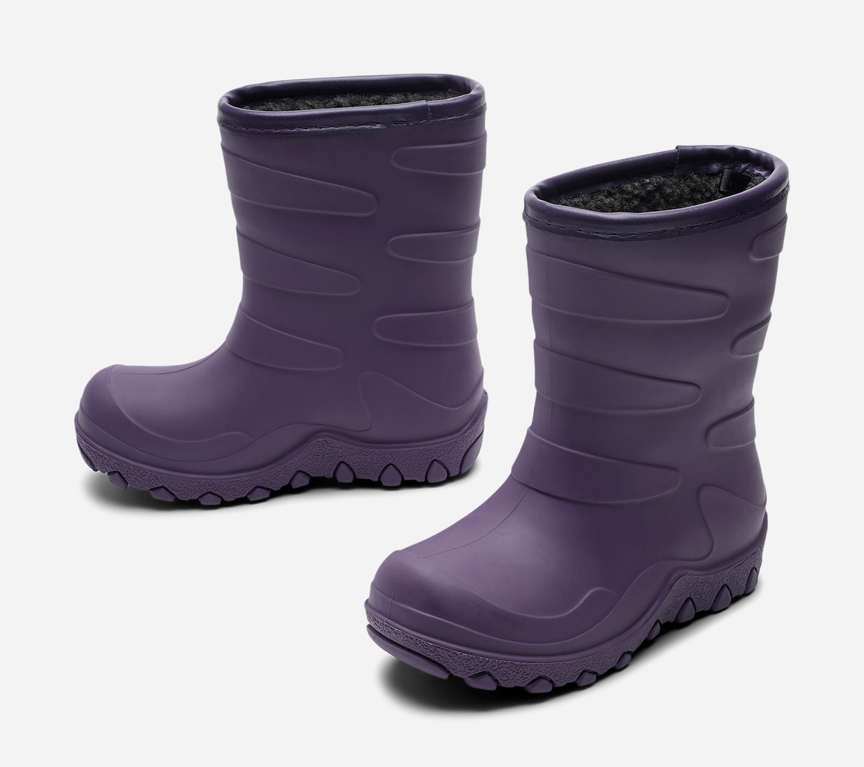 DINSKO, Varmforet gummistøvel Lilla