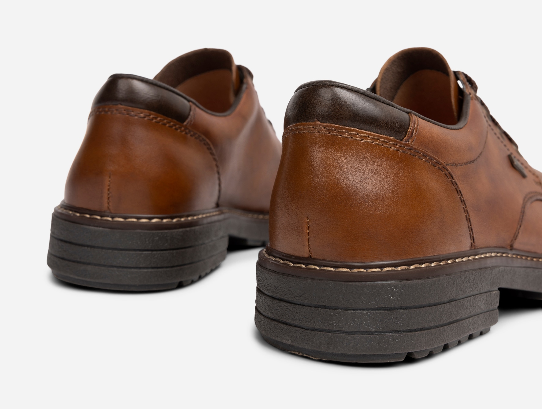 RIEKER, Snøresko Brun