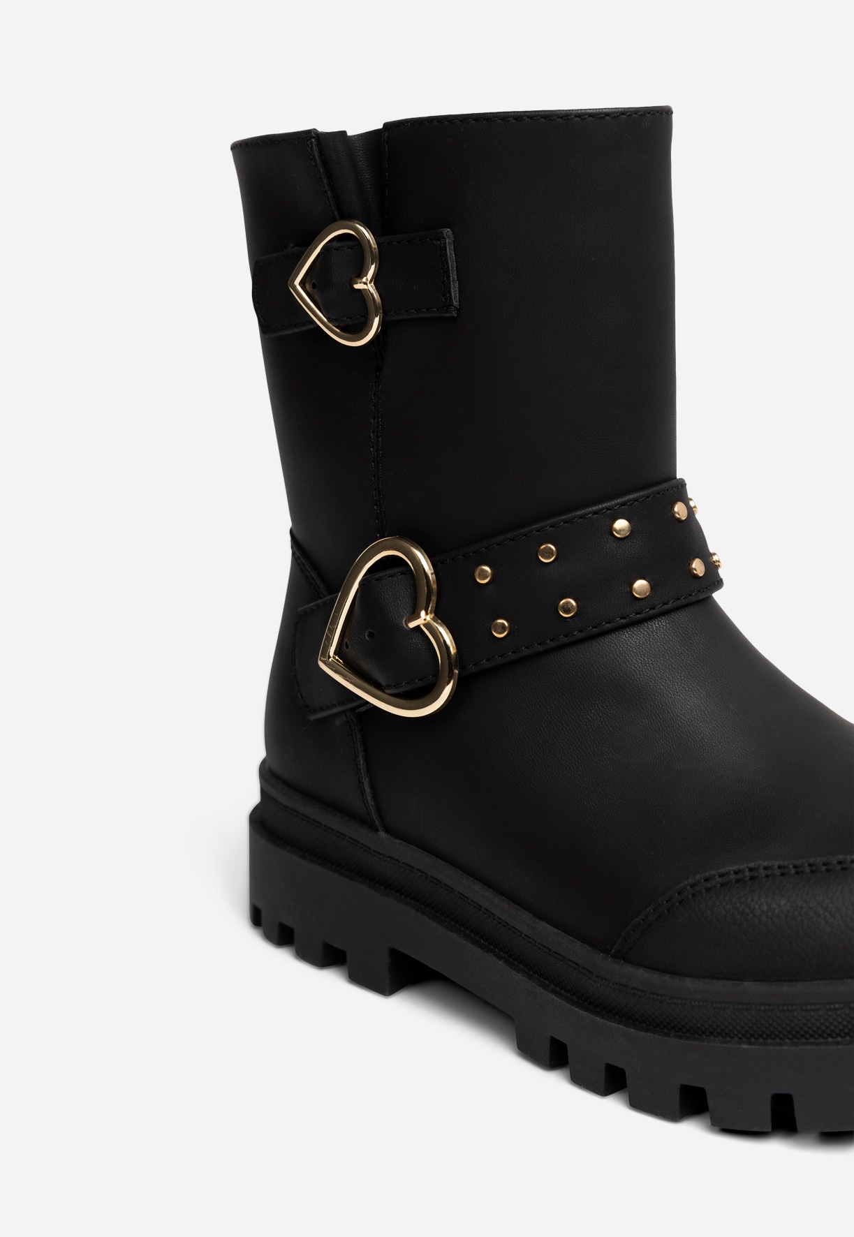 DINSKO, Varmforet bikerboots Sort