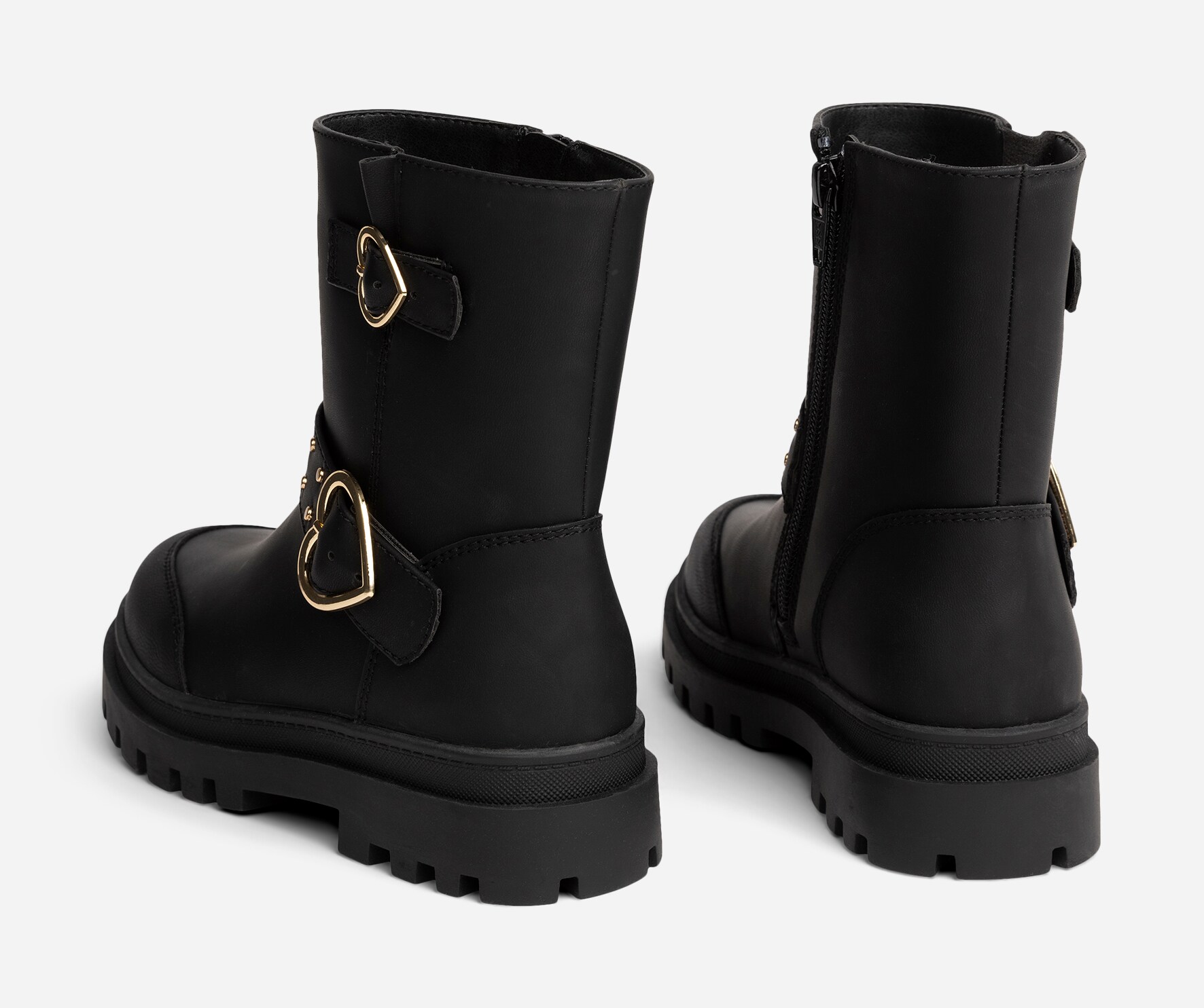 DINSKO, Varmforet bikerboots Sort